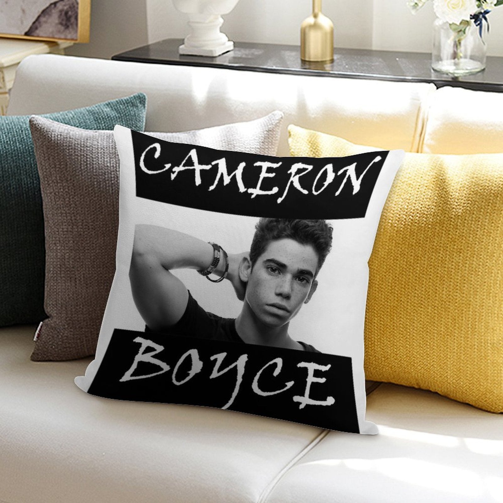Cameron Boyce Fan Soft Luxury Feel Throw Pillow
