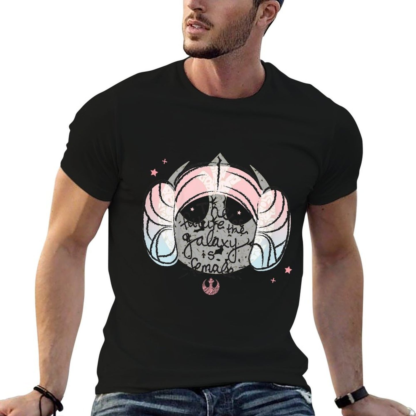 Star Wars Classic Princess Leia The Future Galaxy Is Female Polyester Blend T-Shirt