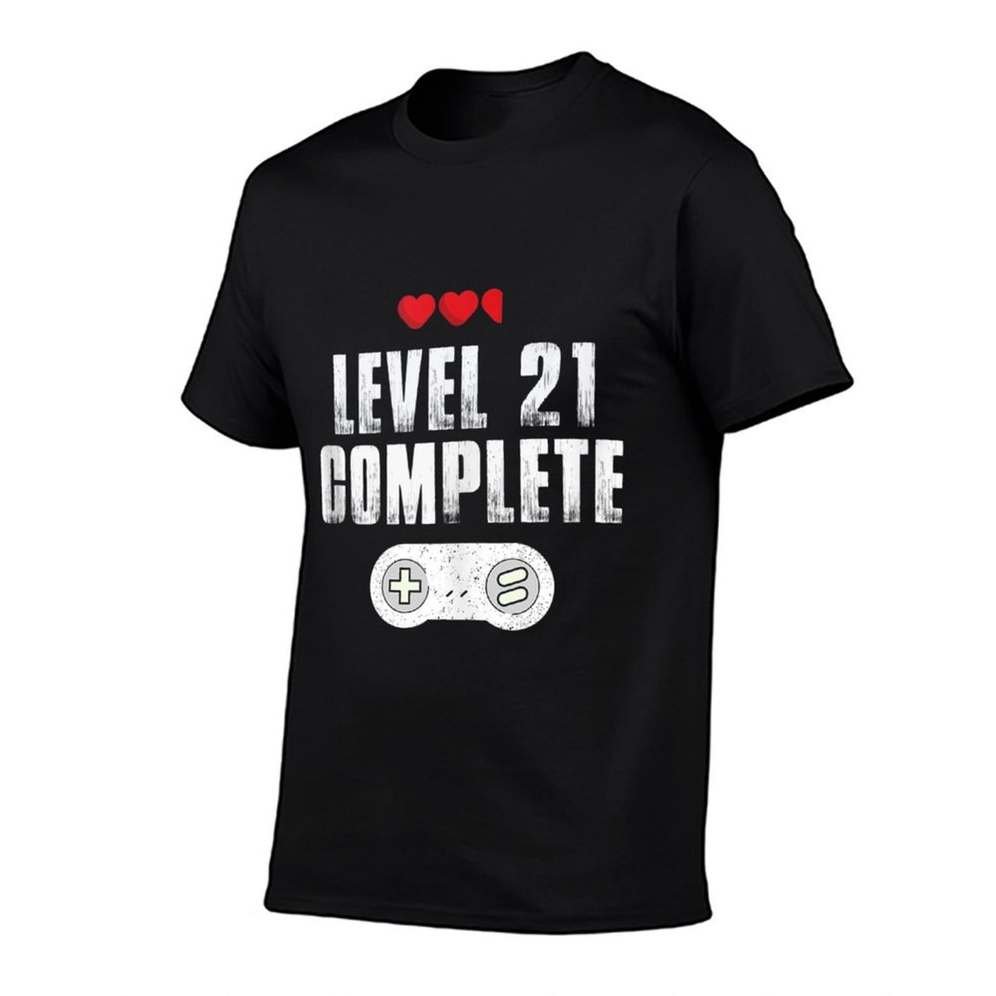 21st Birthday Gifts For Him And Her, Level 21 Complete Cotton T-Shirt