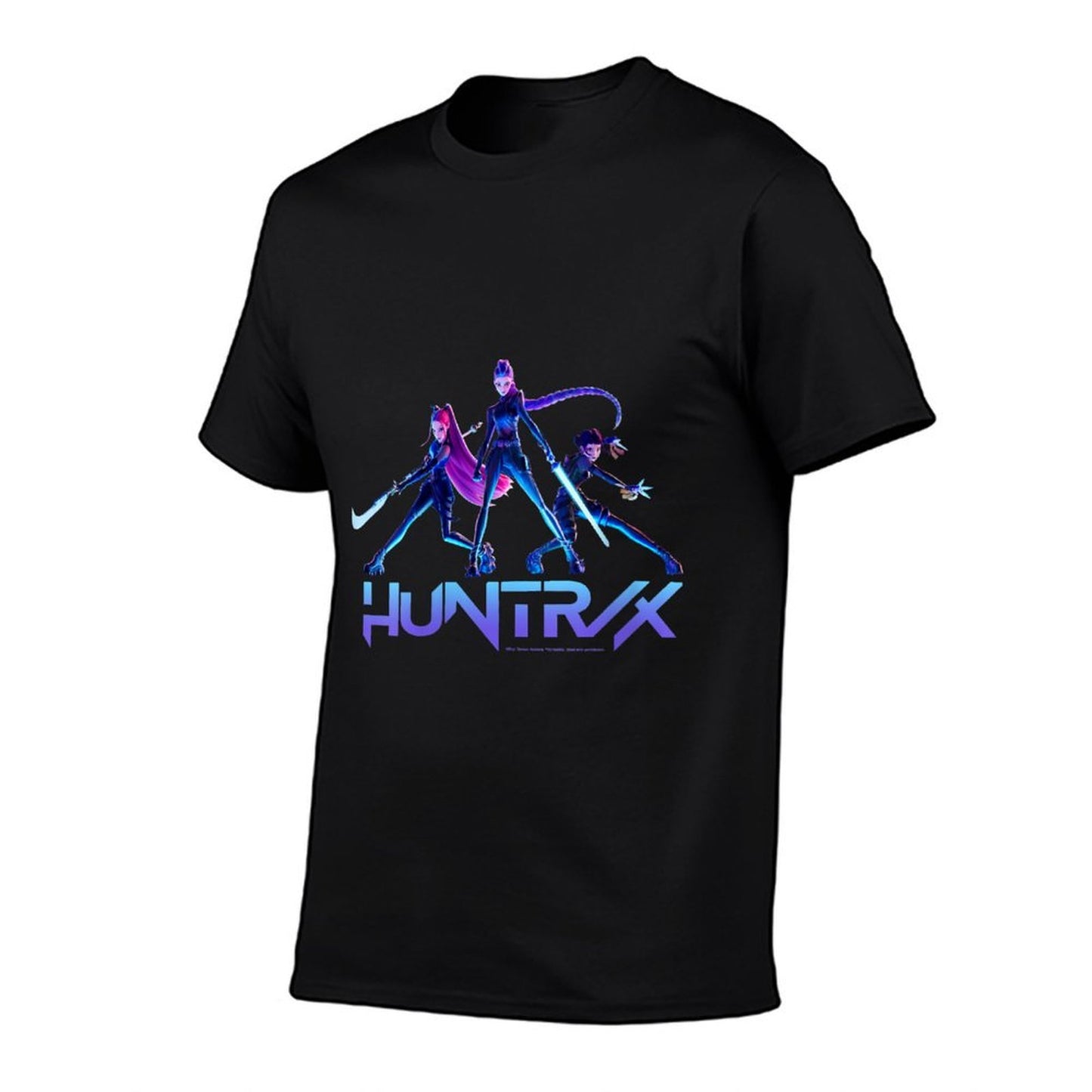 Womens Kpop Demon Hunters Huntrx Ready for Battle Epic Poses High-quality Stitching T-Shirt