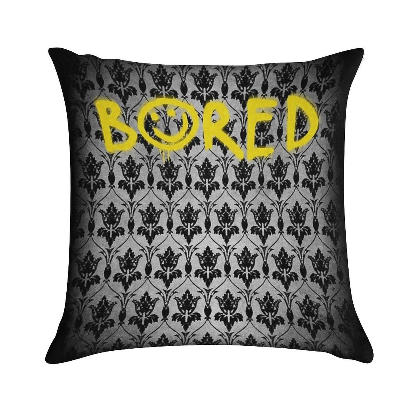 Sherlock - Bored (with Wallpaper) Soft Easy Maintenance Throw Pillow