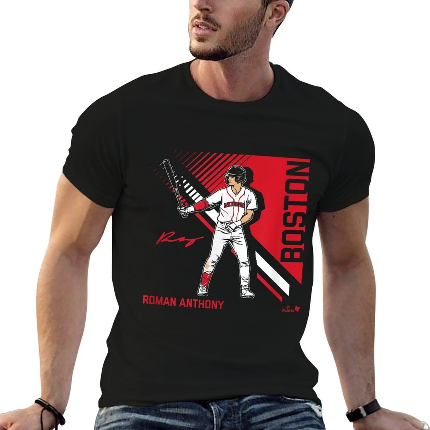 Roman Anthony - Superstar Pose 2.0 - Boston Baseball Eco-friendly Material T-Shirt