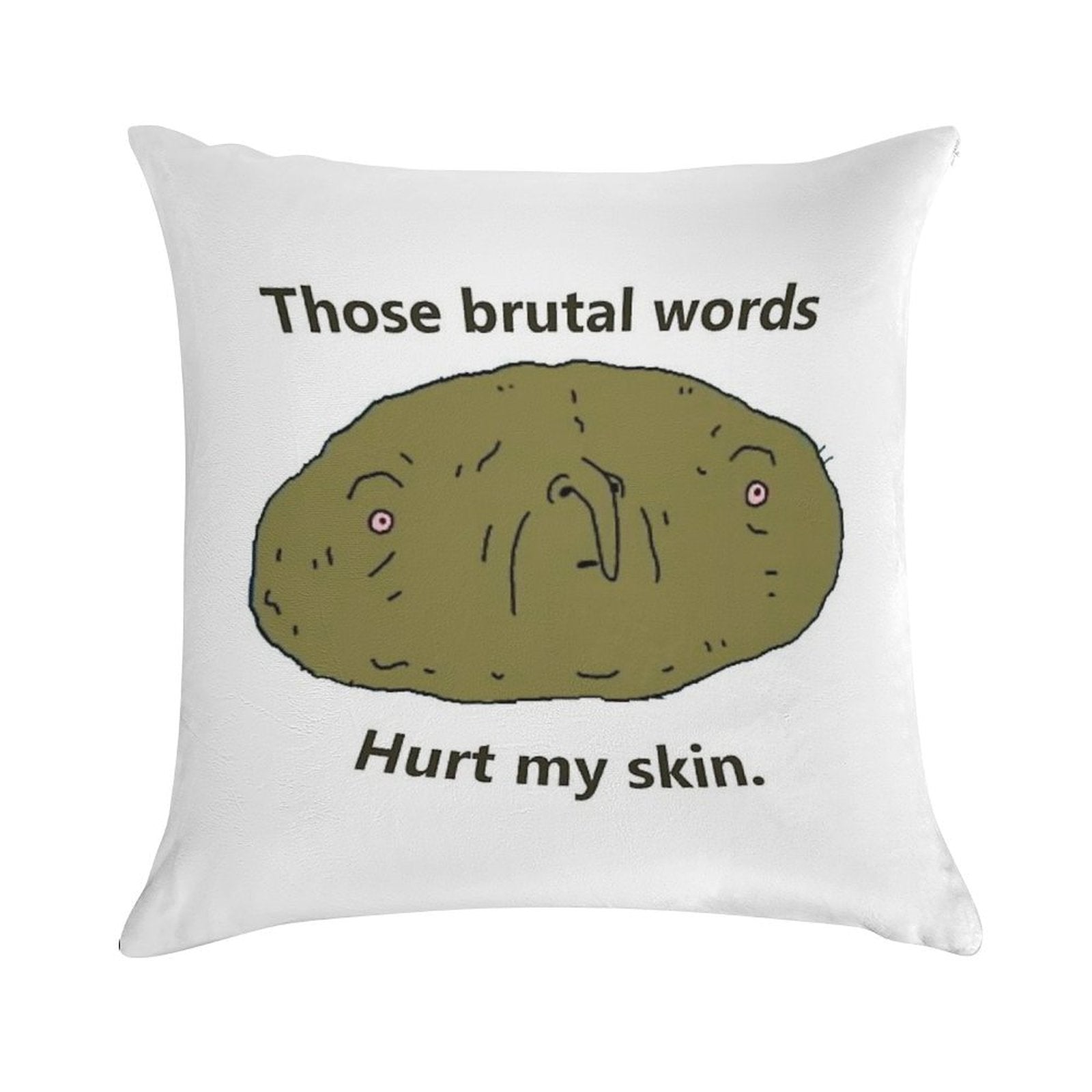 Big Lez Clarence Face Soft Easy Maintenance Throw Pillow