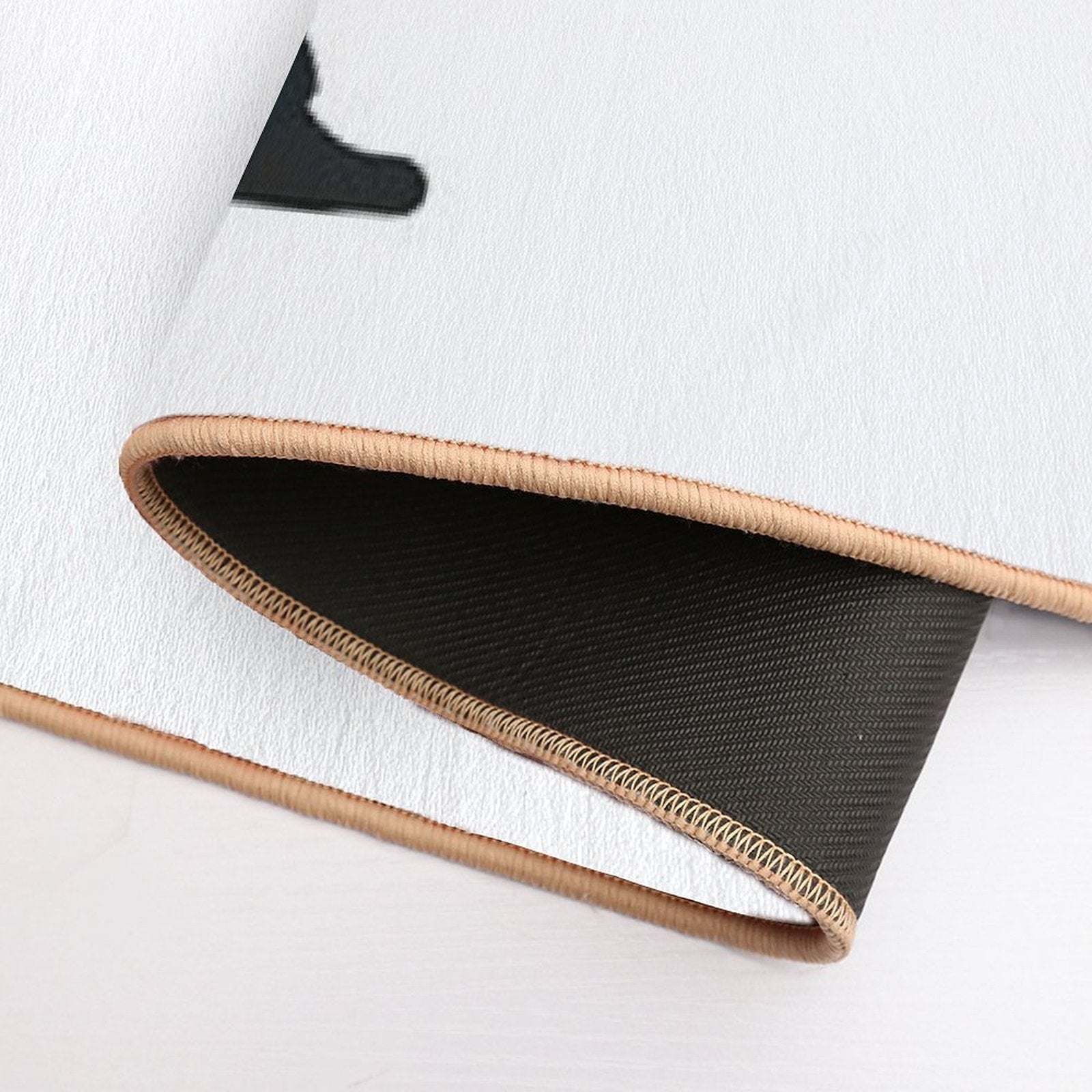 Stranger Things  Eddie Munson with His Guitar - She Was Destined for An Alternate Dimension.  Anti-Trip Bath Mat