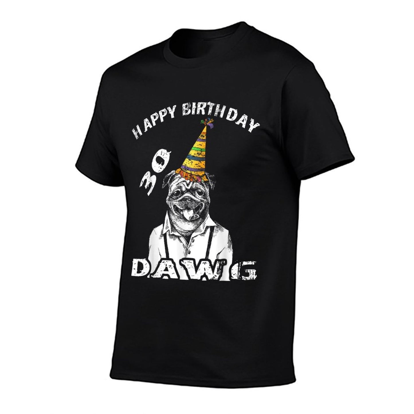 30th Birthday Happy Birthday Dawg Thirtieth Birthday T Tagless Design T-Shirt
