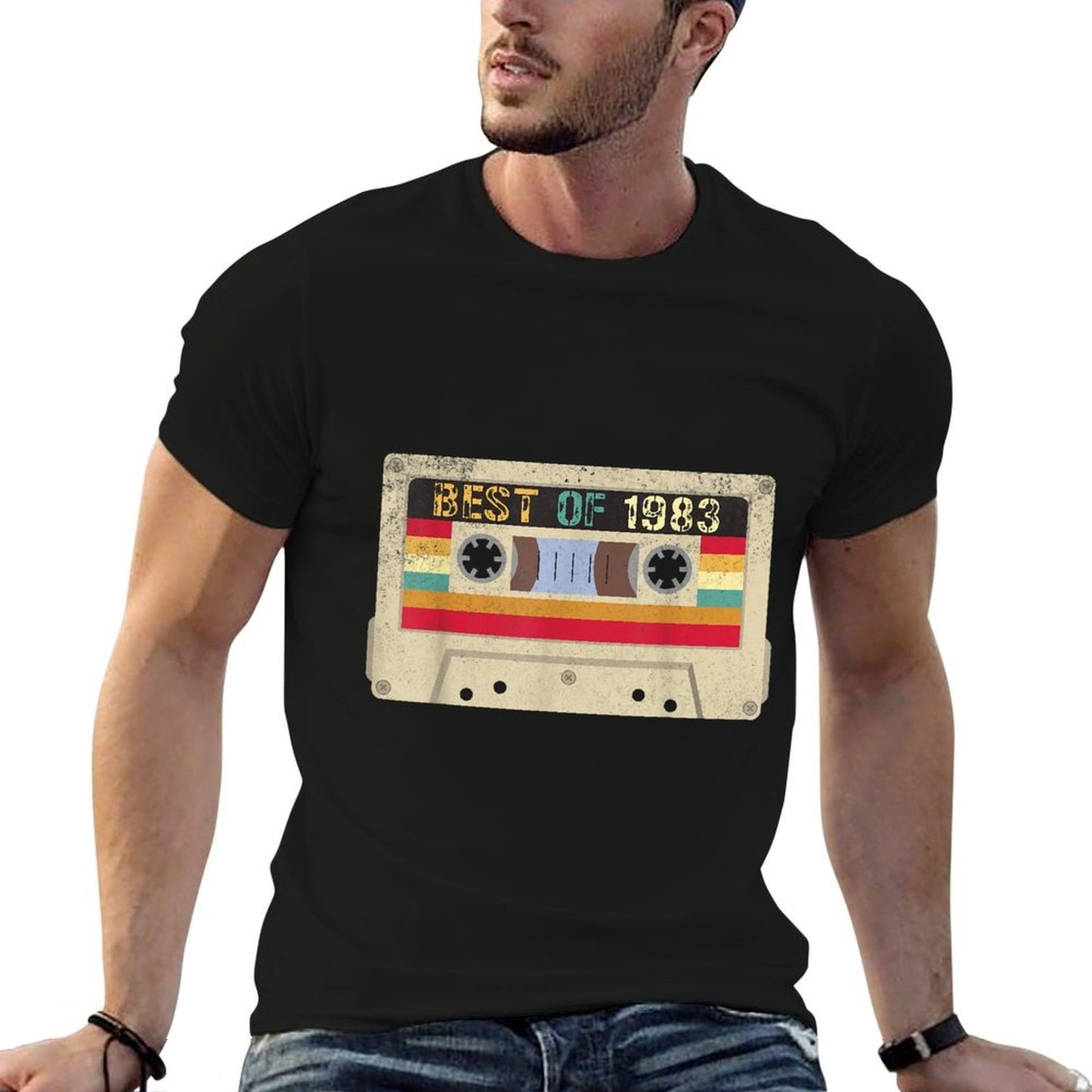 40 Birthday Decorations Men Best of 1983 BDay 40th Birthday Easy-care T-Shirt
