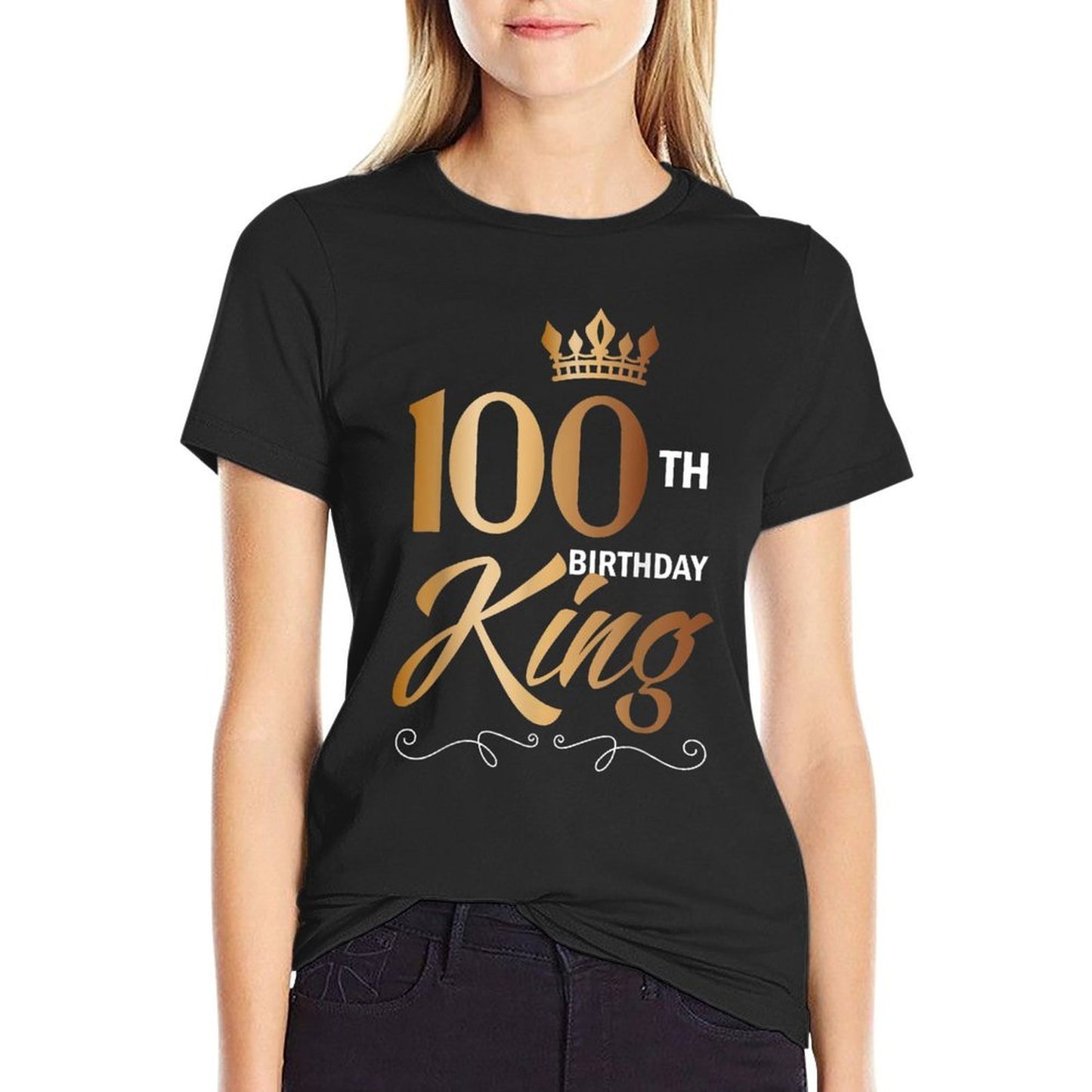 100 Year Old Birthday Husband 100th Birthday King Classic Comfortable T-Shirt