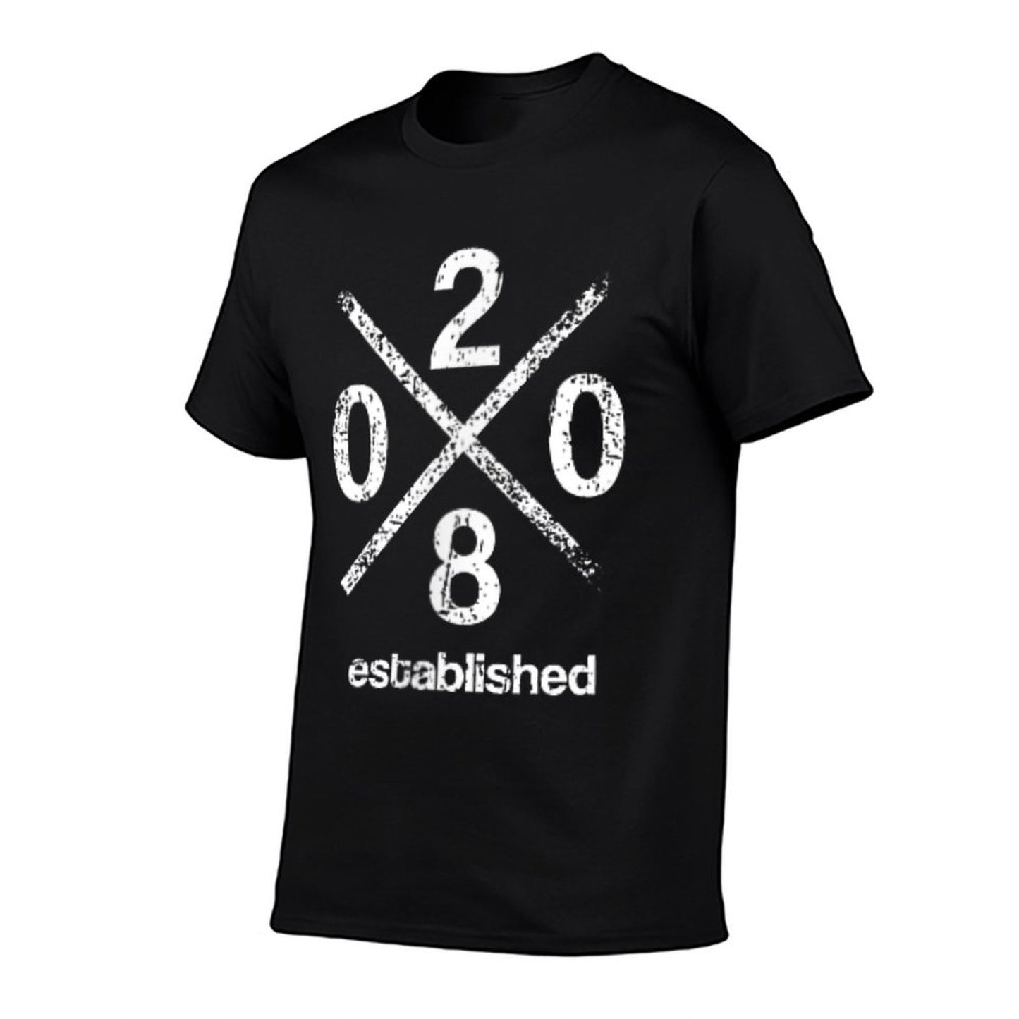 2008 Established, Born in 2008, 17 Years 17th Birthday Trendy Pattern T-Shirt