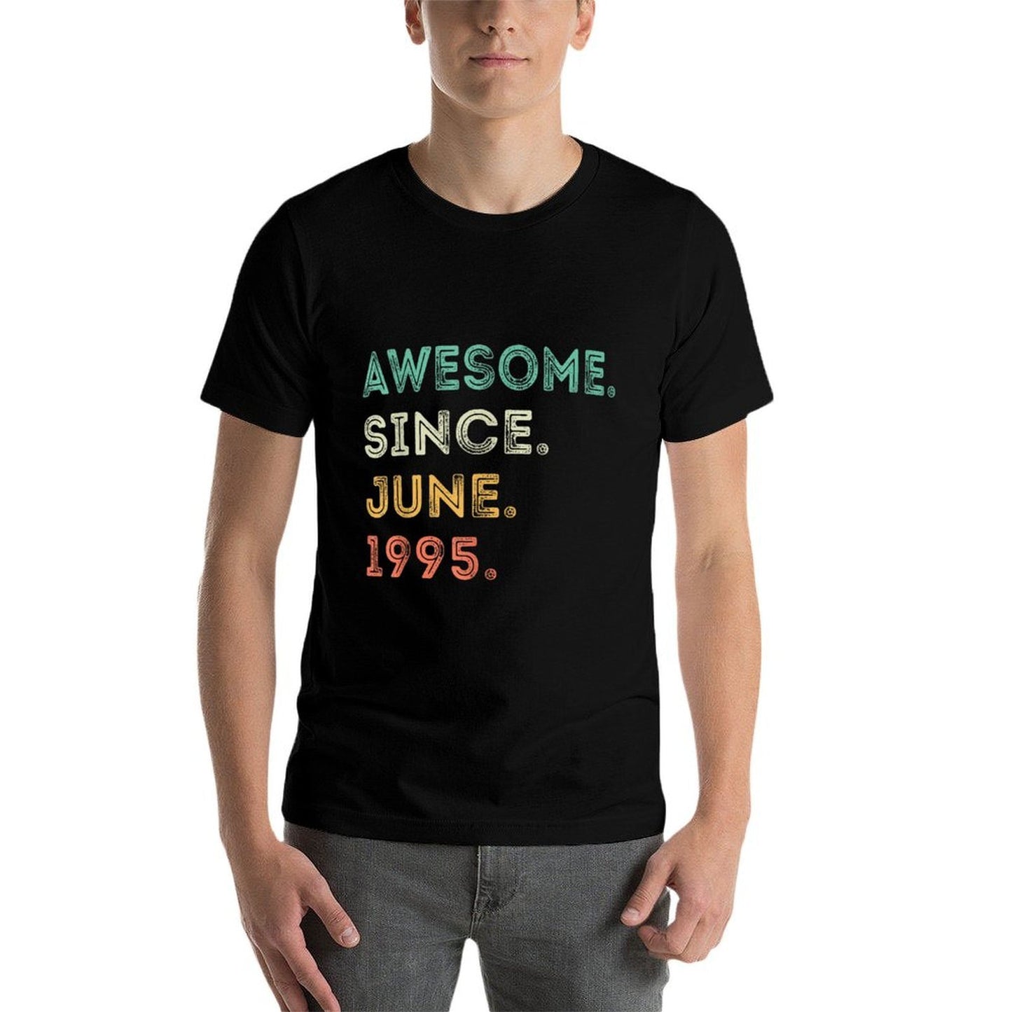 30 Years Old Awesome Since June 1995 30th Birthday Versatile T-Shirt