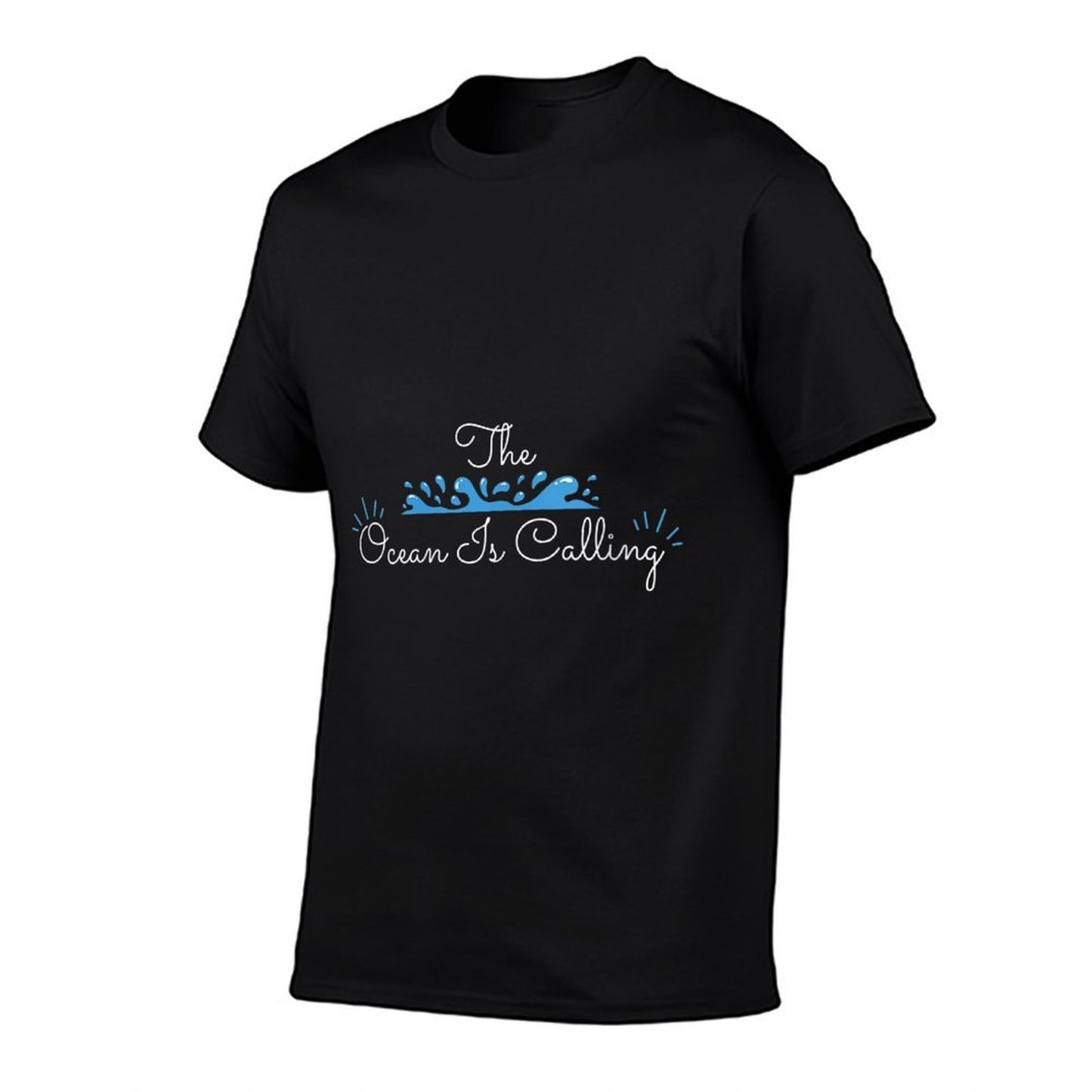 Womens Funny Sea Lover Animal Gift, The Ocean Is Calling Lightweight T-Shirt