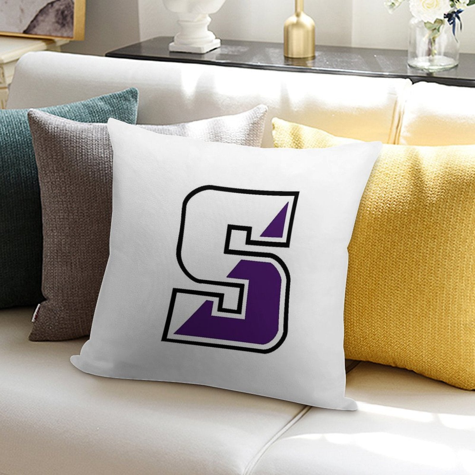 SCRANTON S Soft Hidden Zipper Throw Pillow