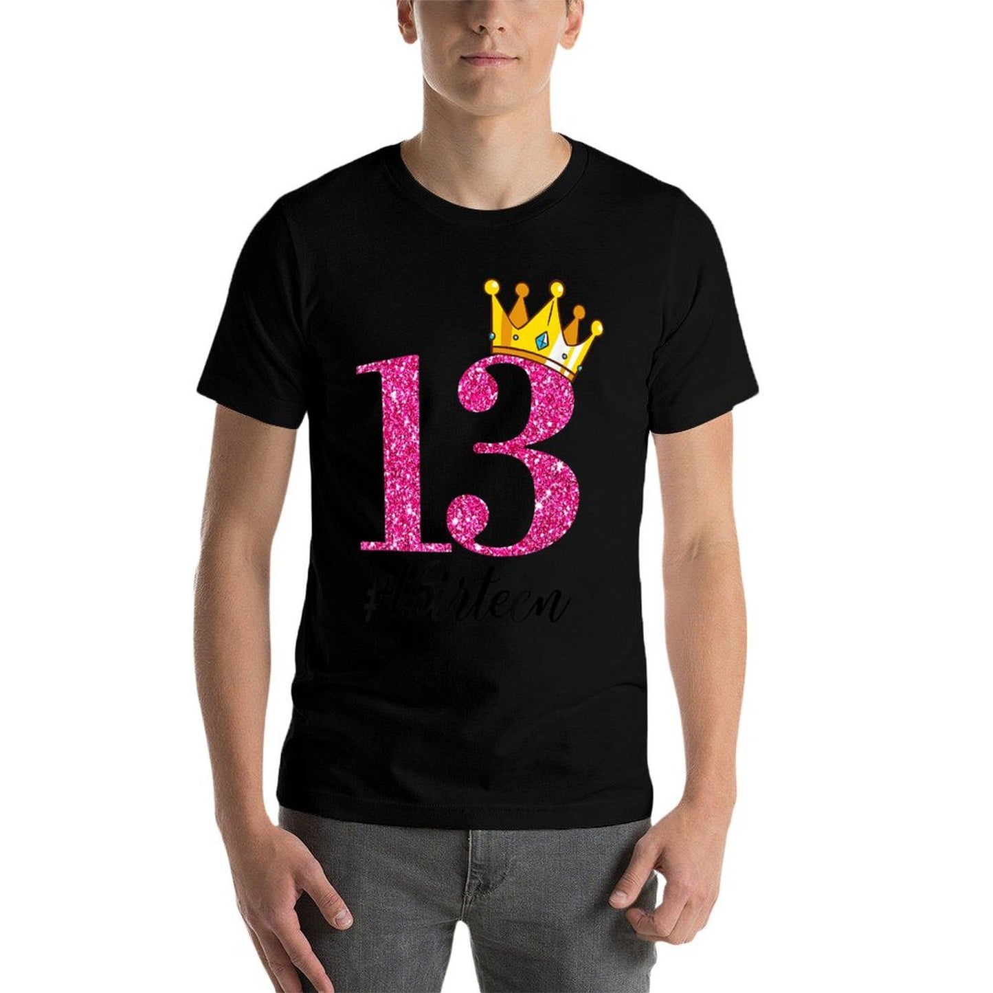 13th Birthday Thirteen Year Old Princess Crown 13 Years Comfortable T-Shirt