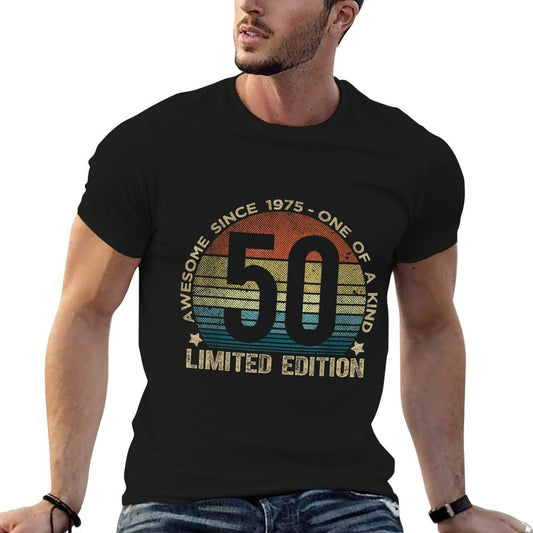 50 Year Old Gifts Vintage 1975 Limited Edition 50th Birthday  Graphic-printed T-Shirt