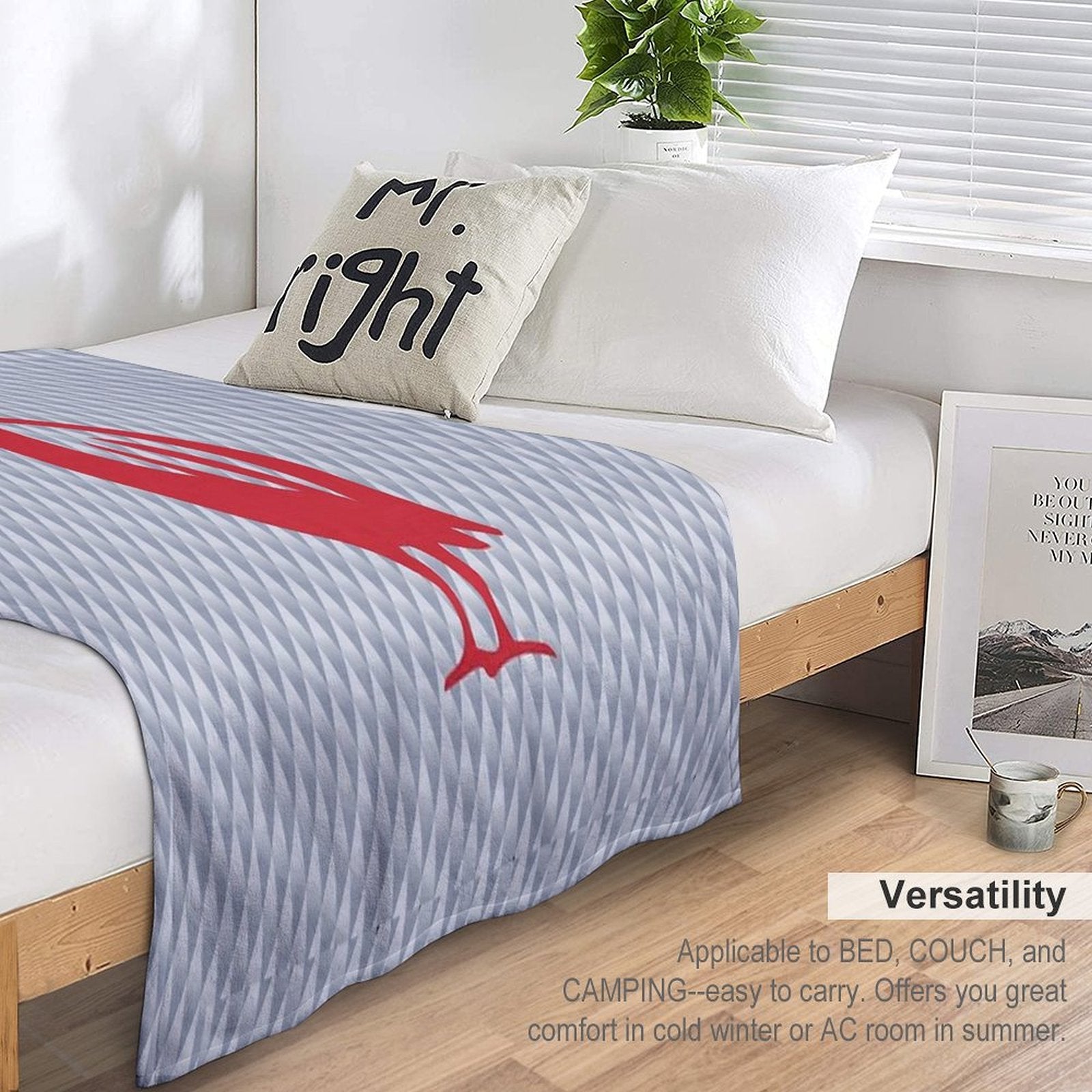 Retro Liverpool Compact Throw Blanket