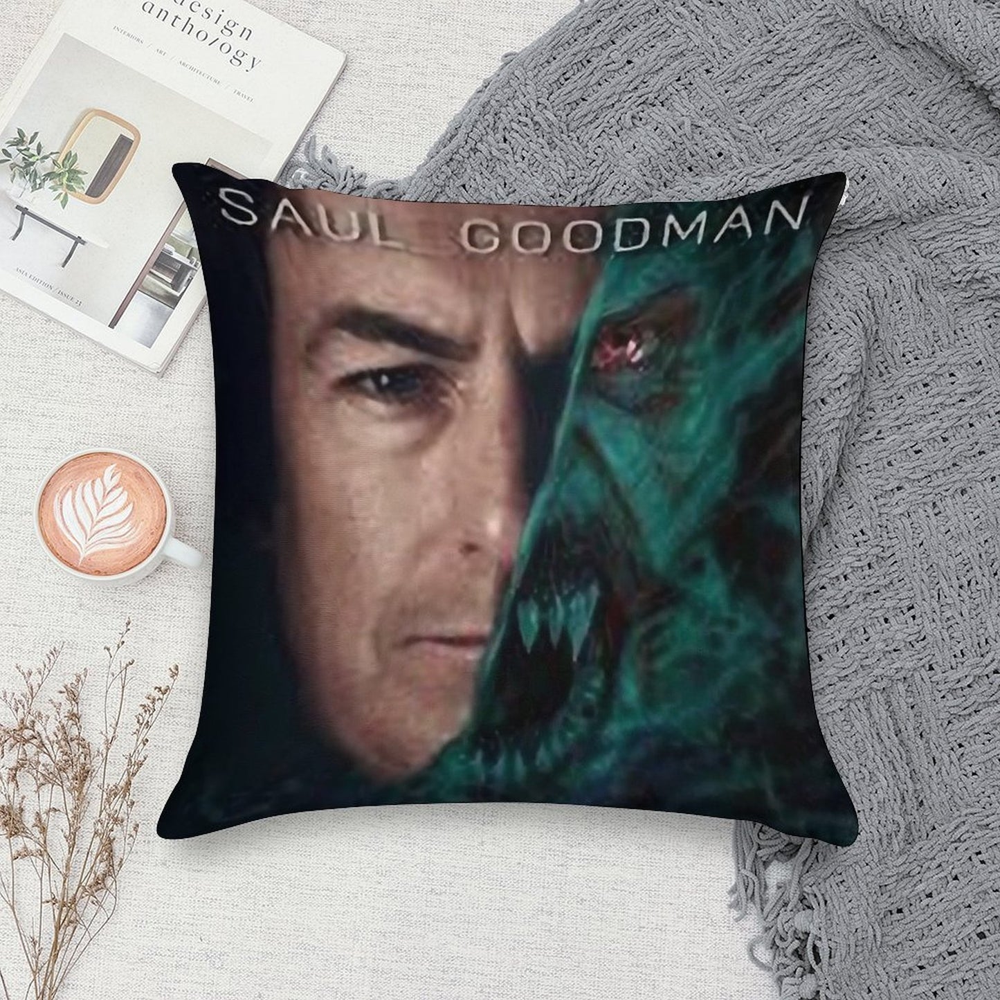Saul Morbman Soft Ultra-Soft Texture Throw Pillow