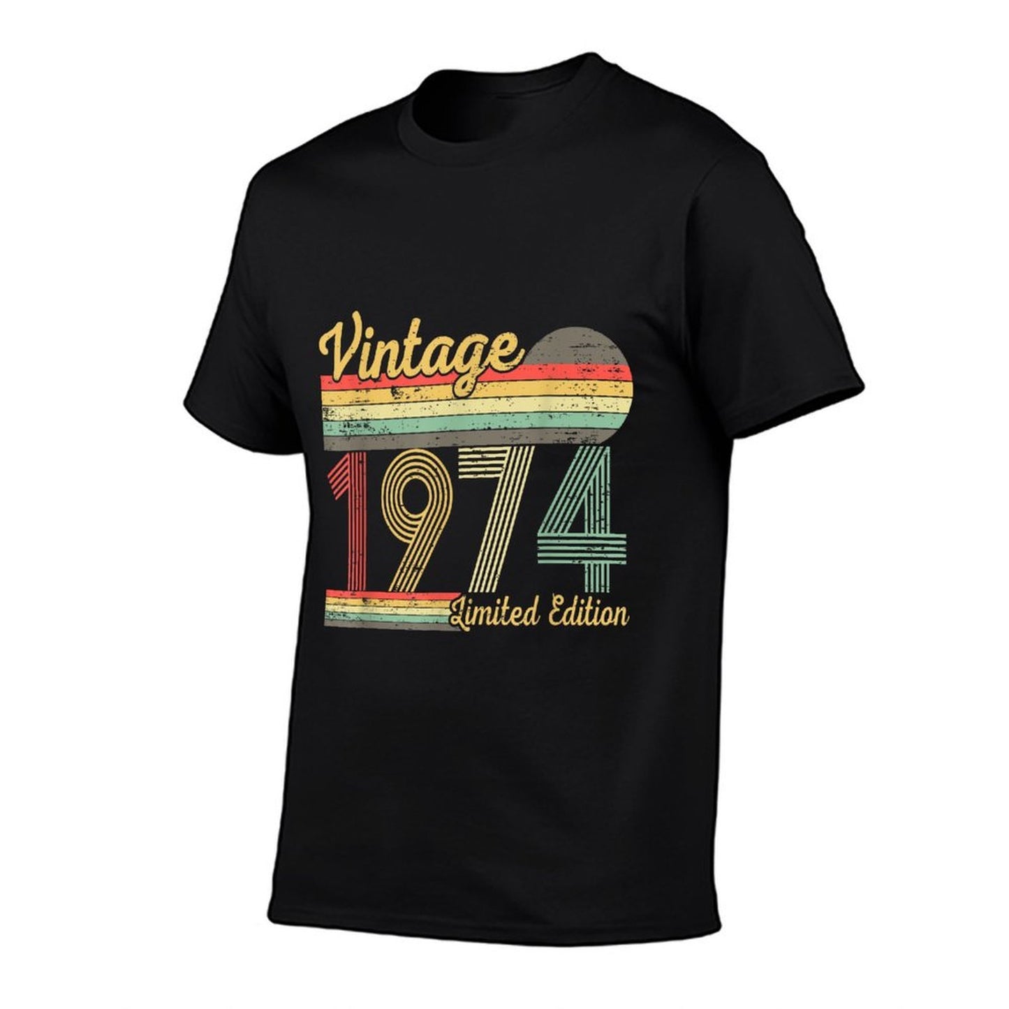 Vintage 1974 Limited Edition 50 Year Old 50th Birthday Gifts Oversized Silhouette T-Shirt