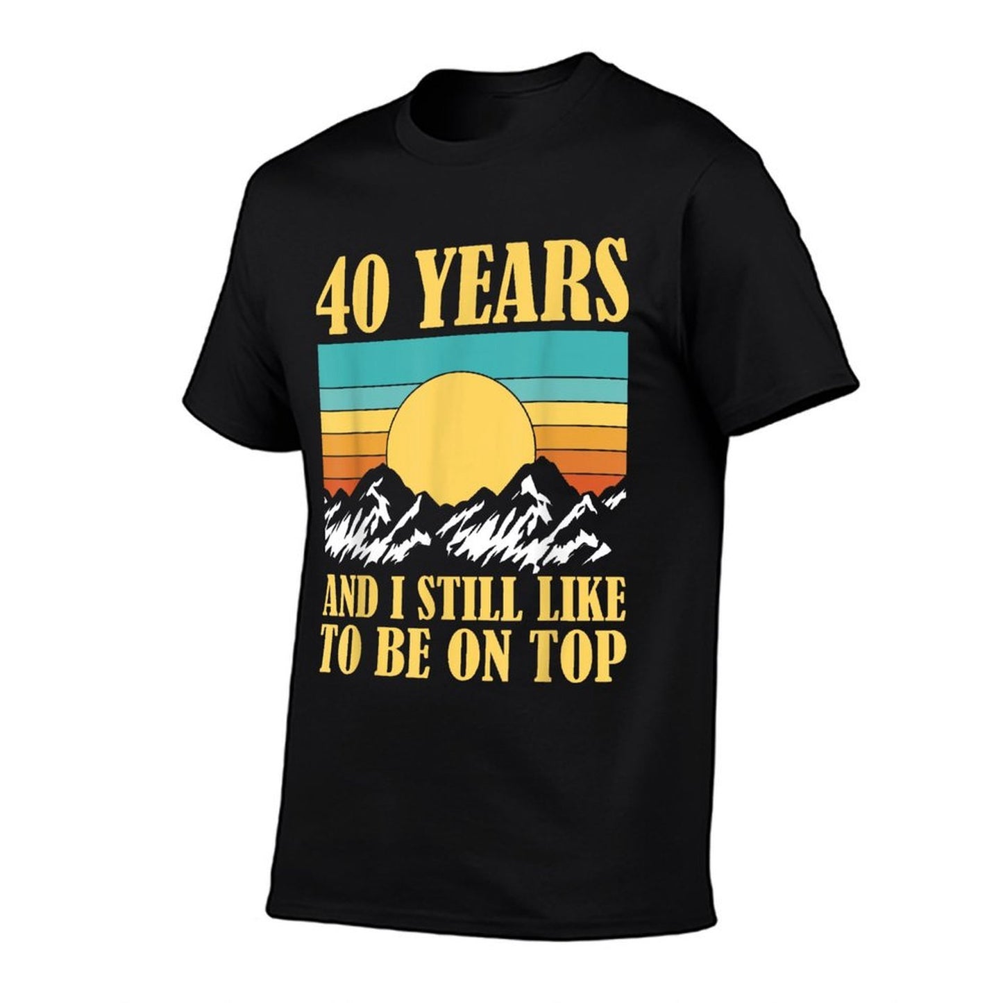 40 Year Old Vintage Hiking 40th Birthday Wrinkle-resistant T-Shirt