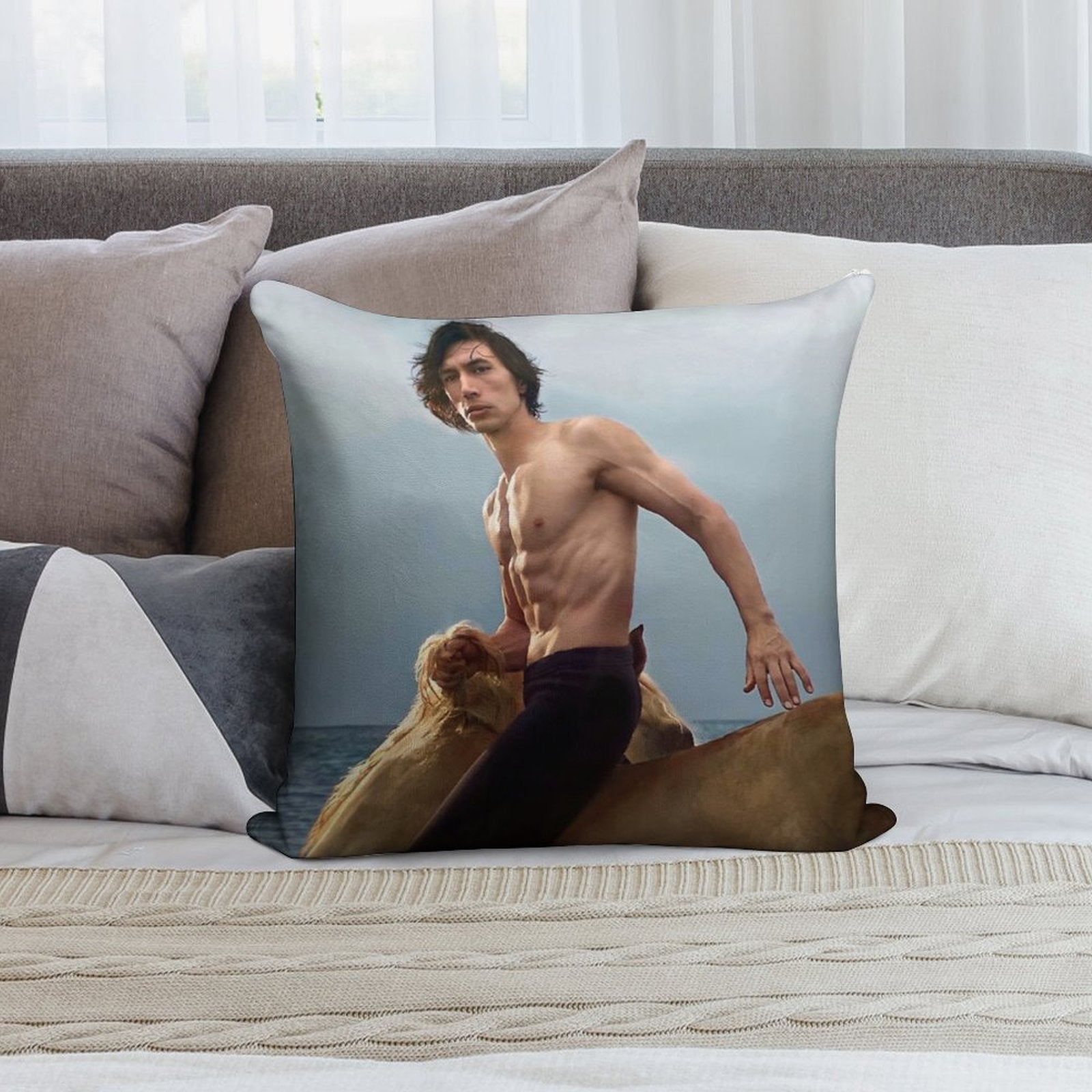 Giddy Up Soft Home Decor Throw Pillow