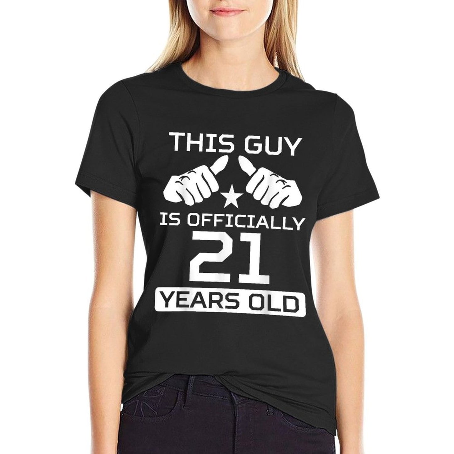 This Guy Is Officially 21 Years Old 21st Birthday Moisture-wicking T-Shirt