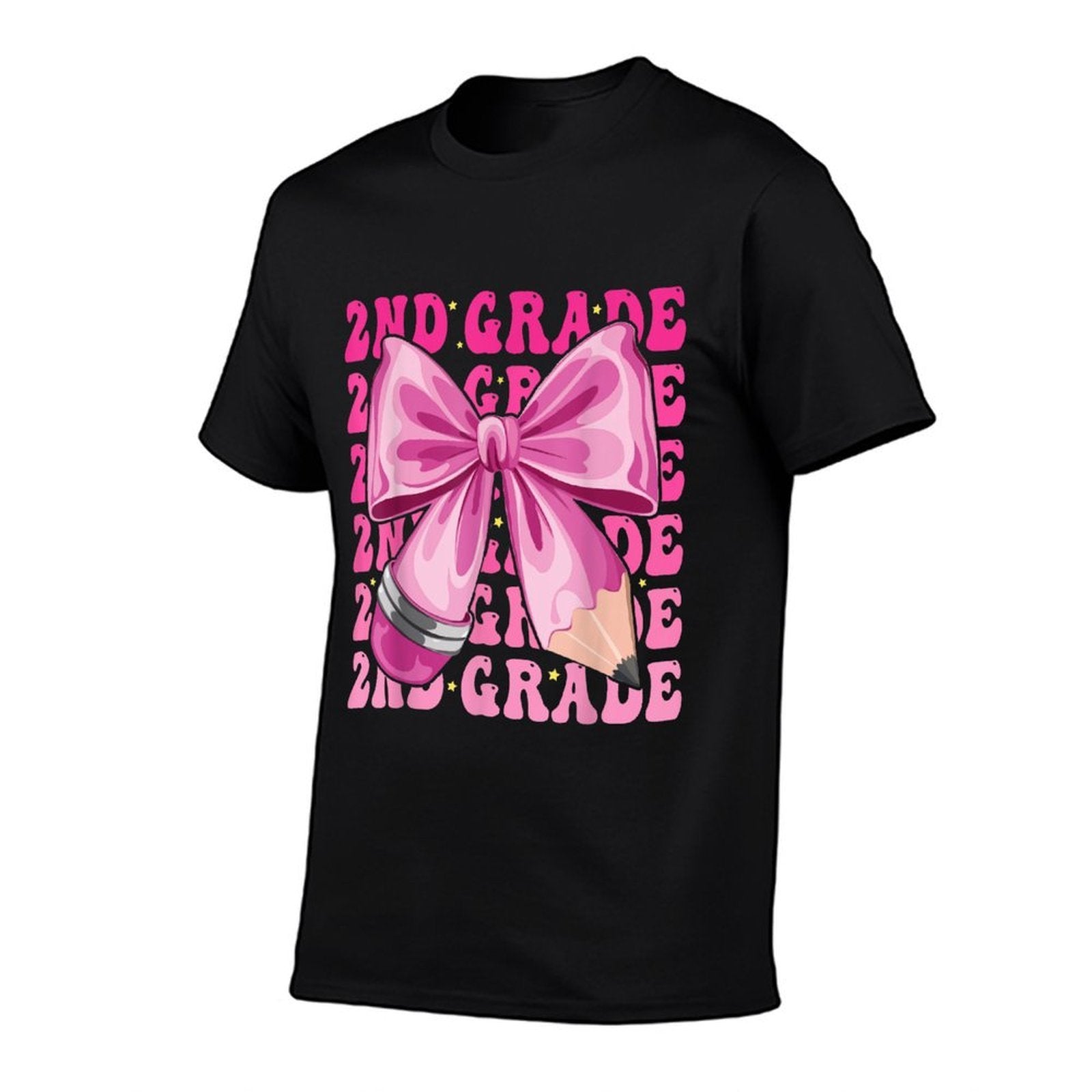 2nd Grade Girls Coquette Bow Back To School Second Grade  High-quality Stitching T-Shirt