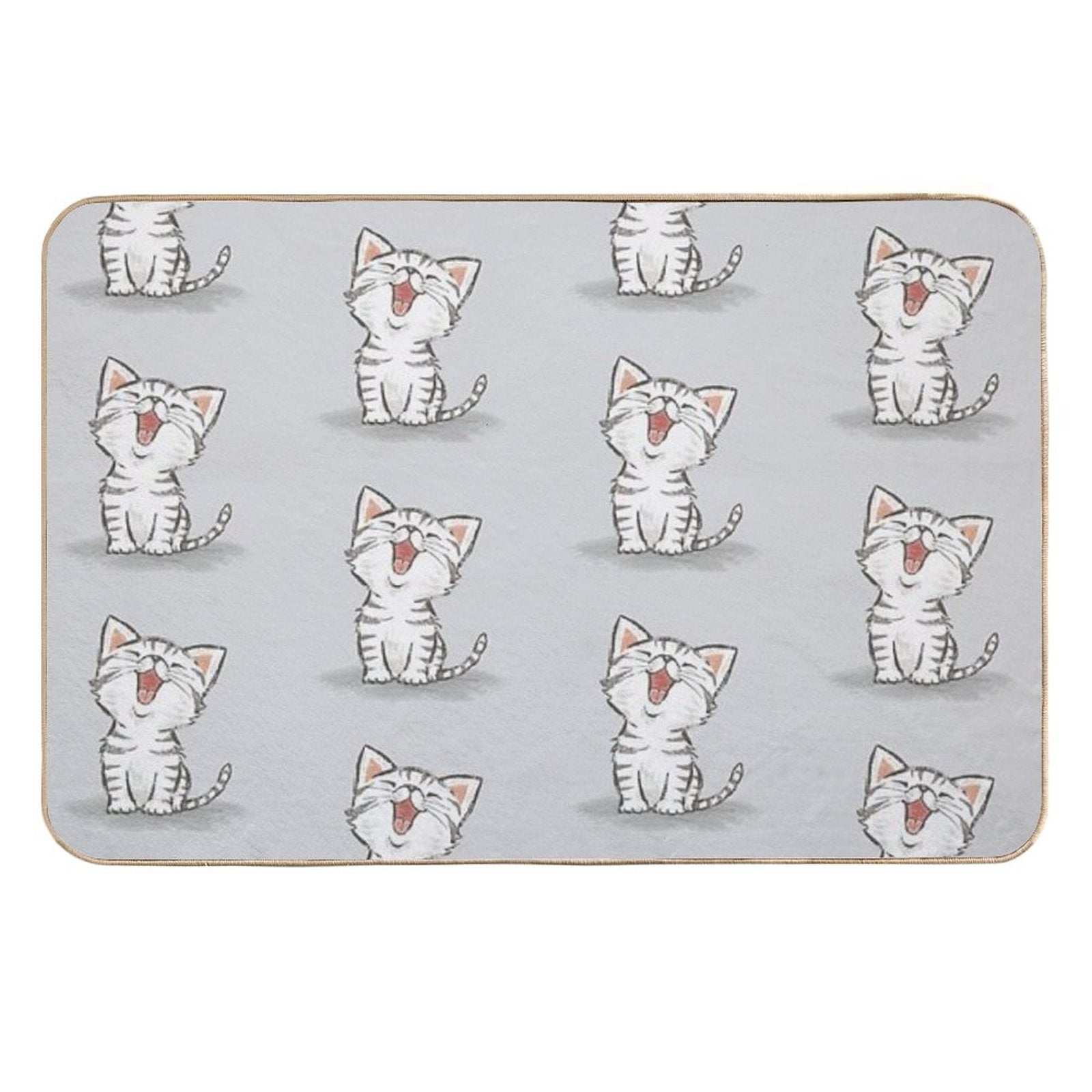 American Shorthair Happy Durable Bath Mat