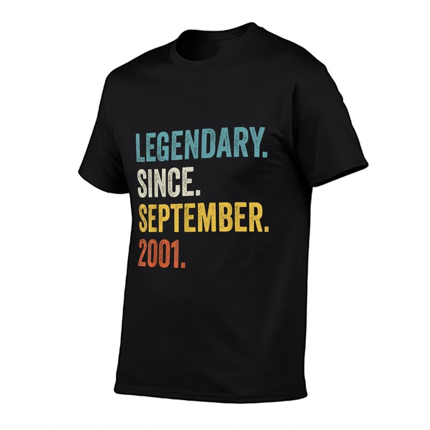 21 Years Old Legendary Since September 2001 21st Birthday Breathable T-Shirt
