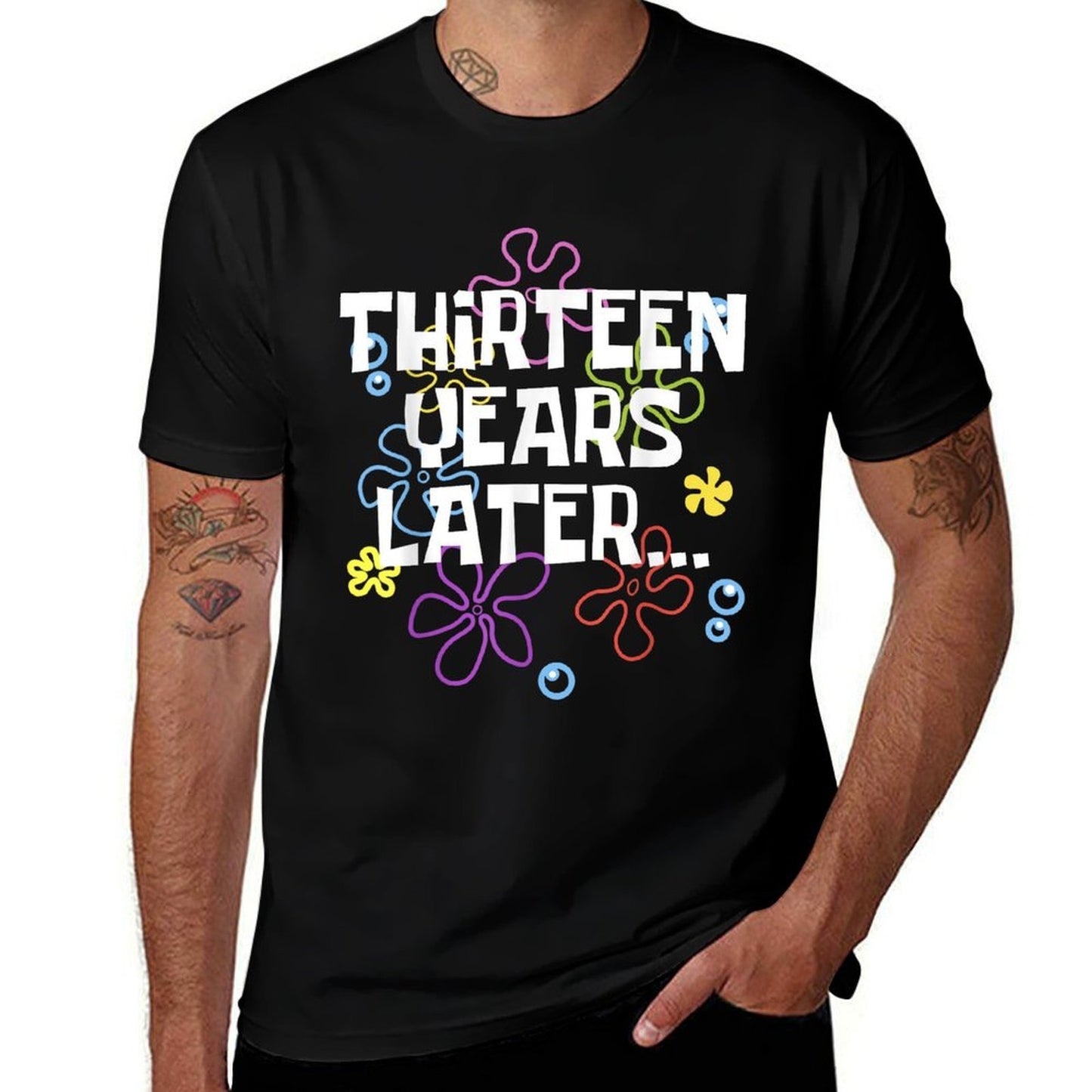 THIRTEEN YEARS LATER 13 Year Old Birthday Gifts Girl Boys Eco-friendly Material T-Shirt