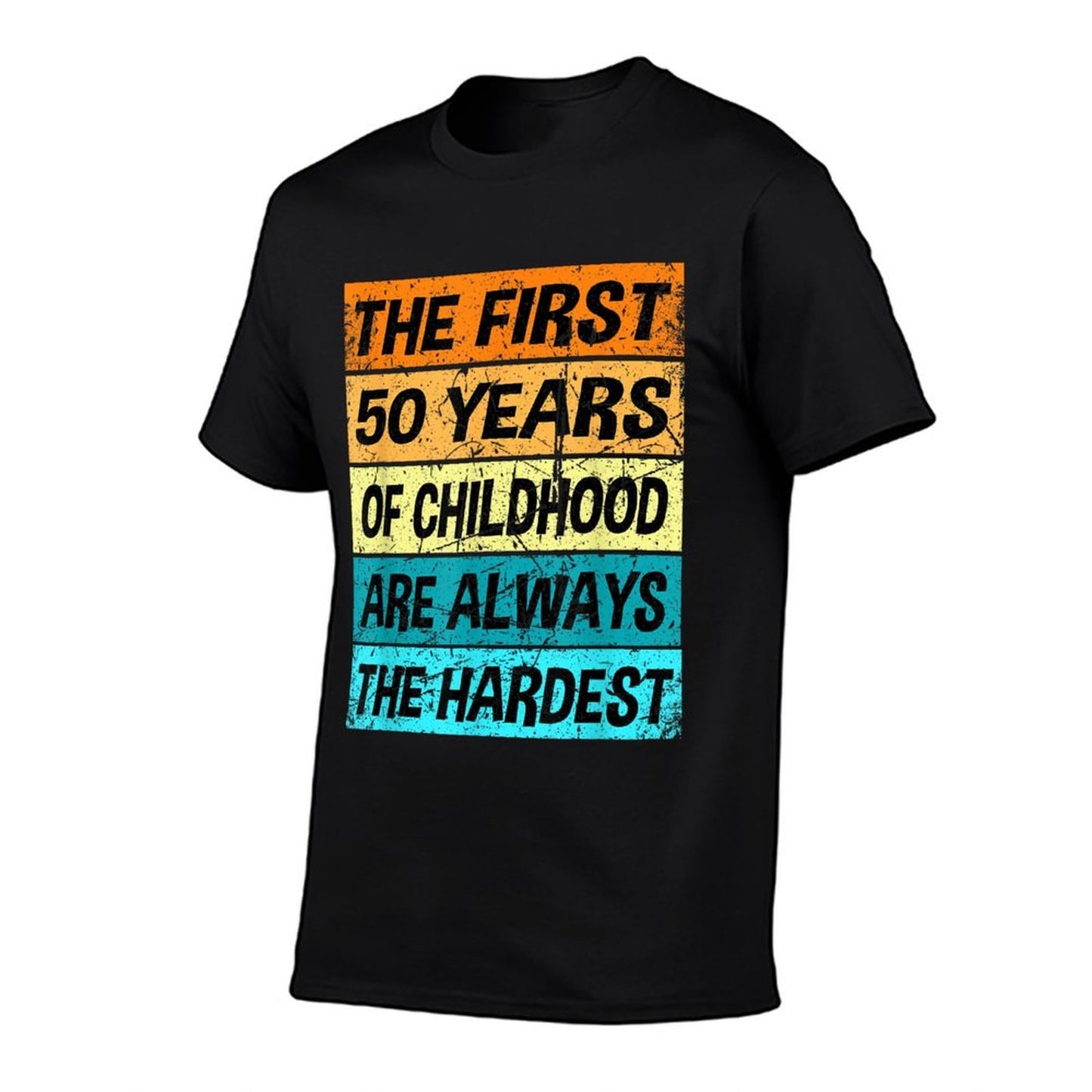 Retro The First 50 Years Childhood Hardest 50th Birthday  Soft T-Shirt