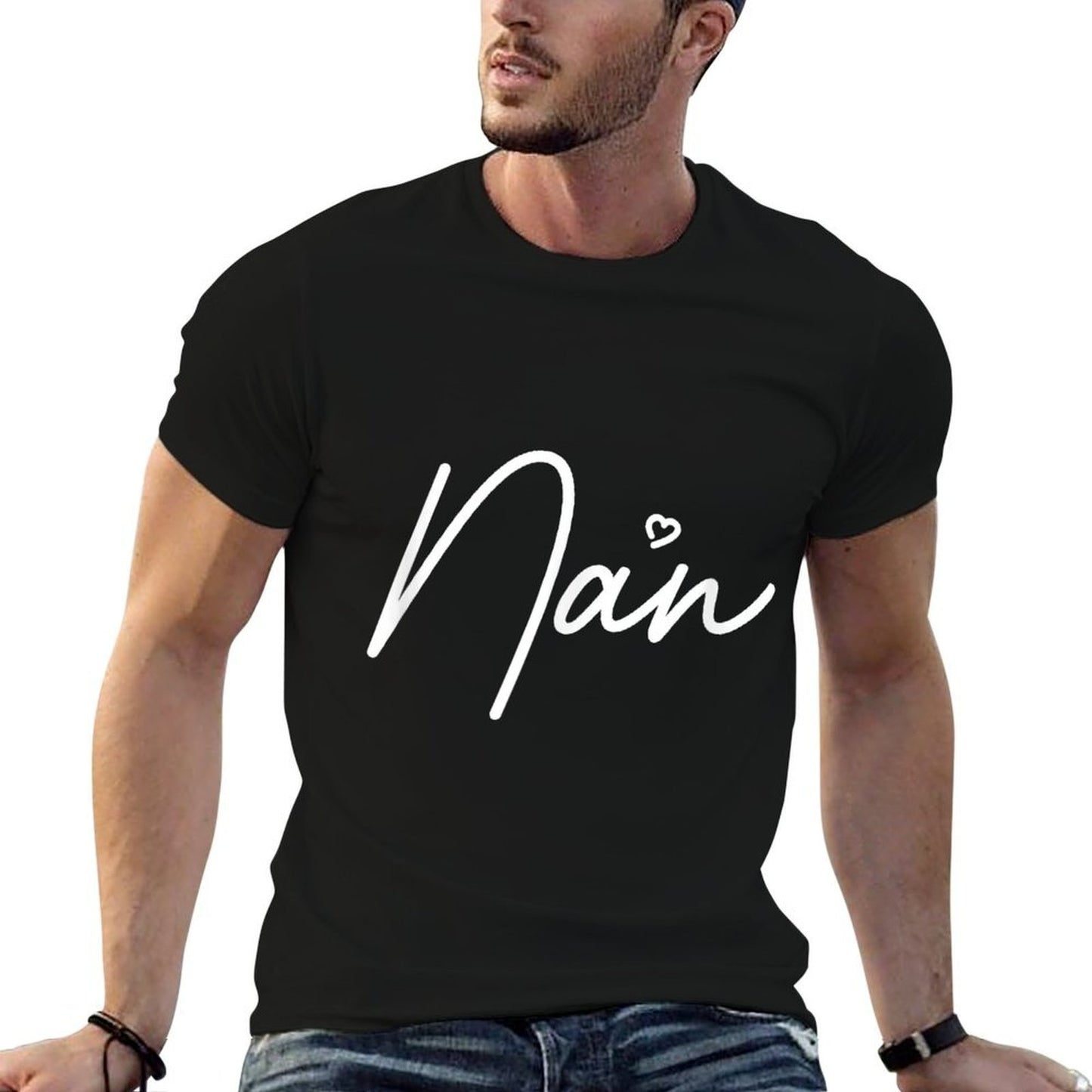 Womens Nan Cute Mothers Day Gift In British Grandma Odor-resistant T-Shirt