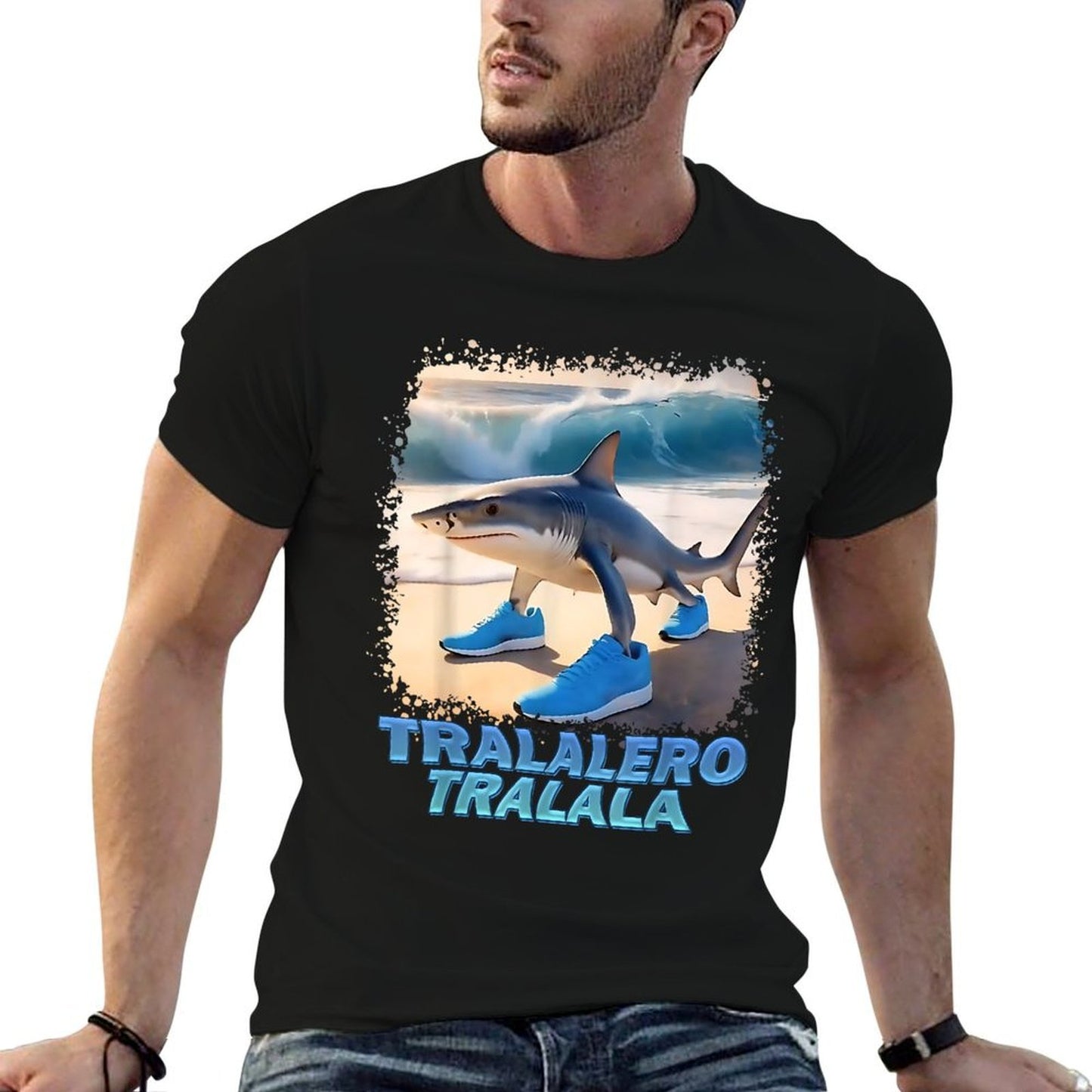 Tralalero Tralala Italian Brainrot Meme Classic T-Shirt