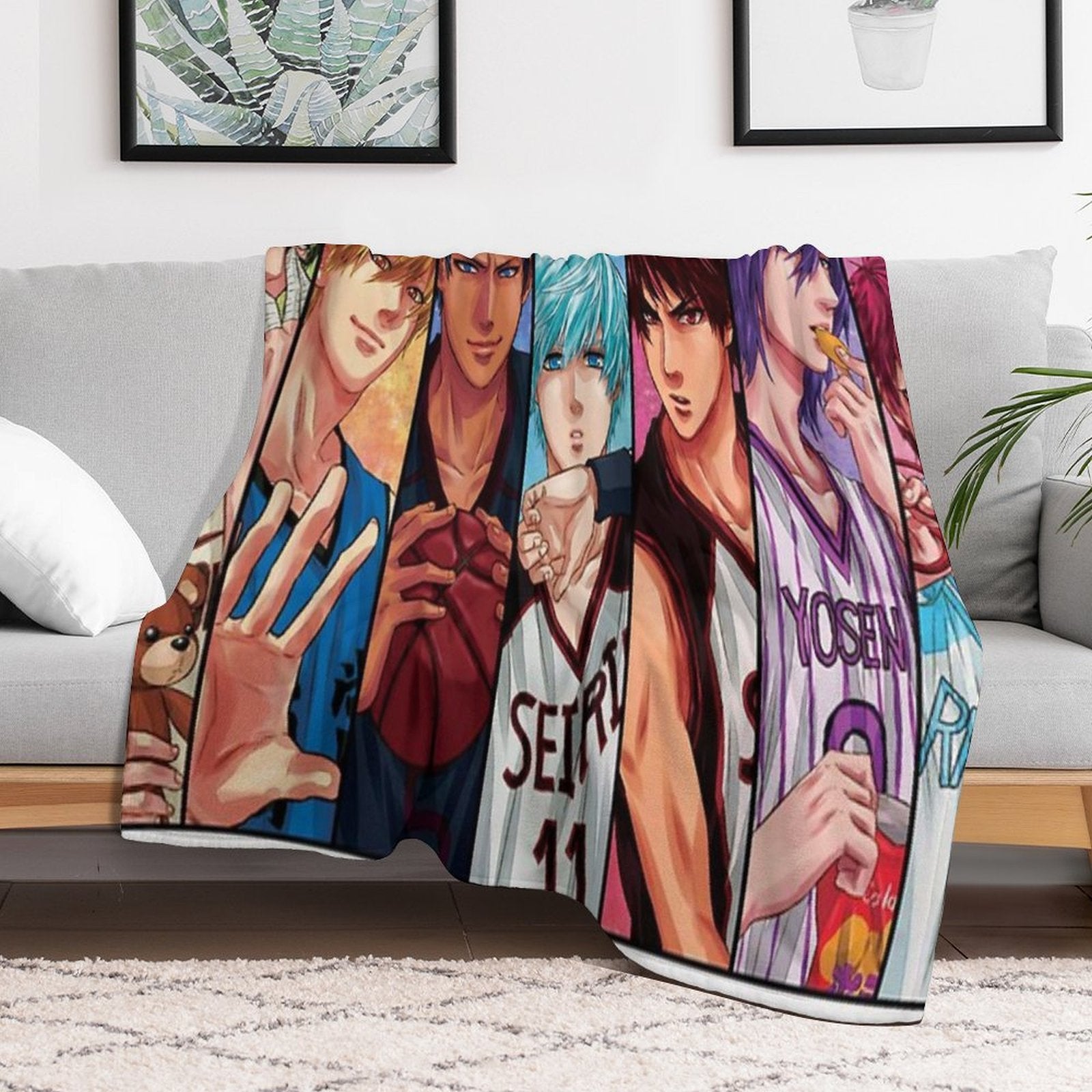 Kuroko No Basket, Basketball Gift-ready Throw Blanket