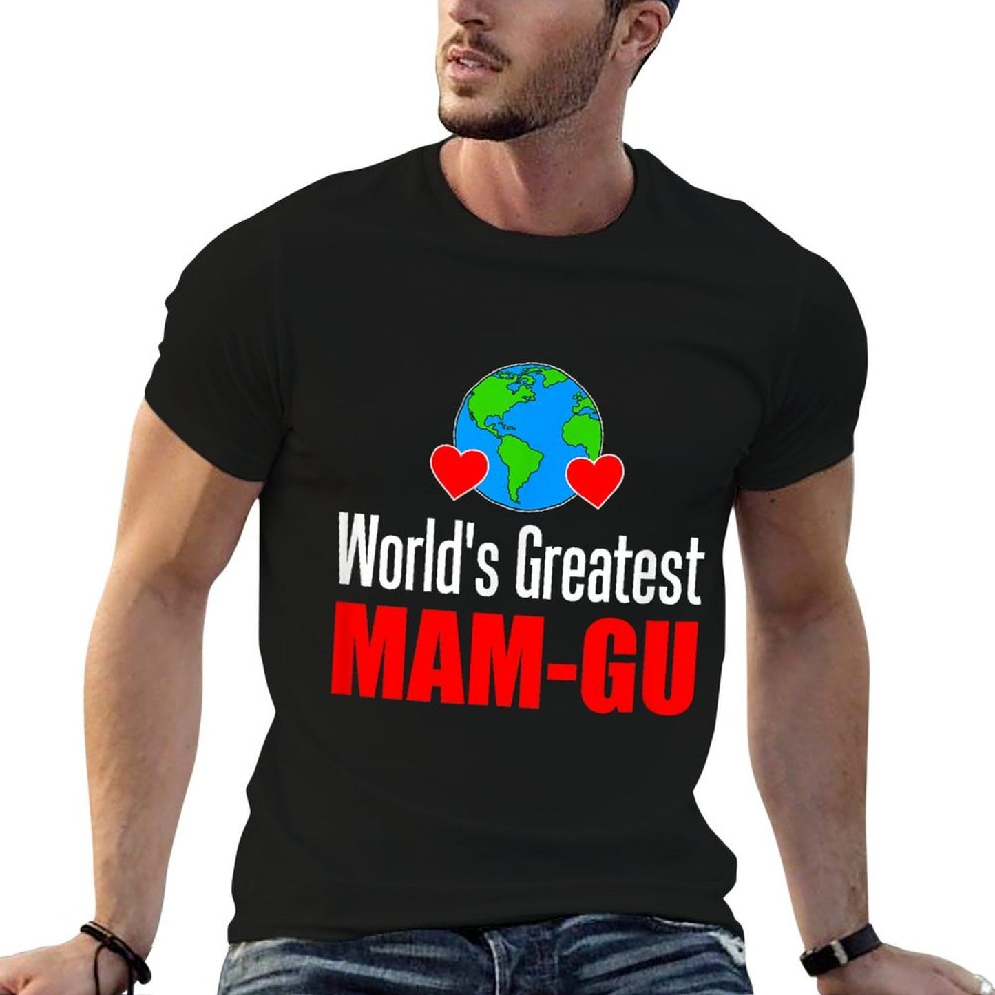 Worlds Greatest Mam-Gu Welsh Grandmother Wrinkle-resistant T-Shirt