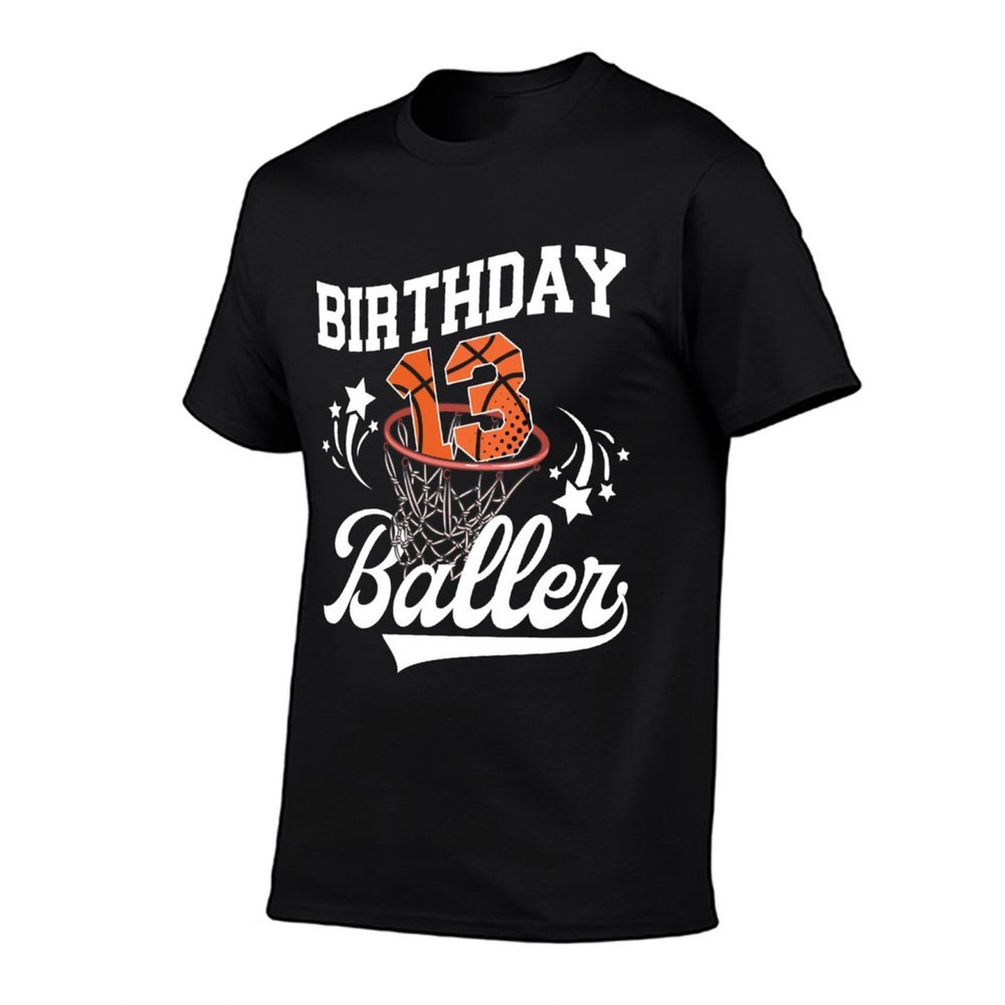 13th Basketball Birthday Thirteen Year Old Basketball Player Odor-resistant T-Shirt