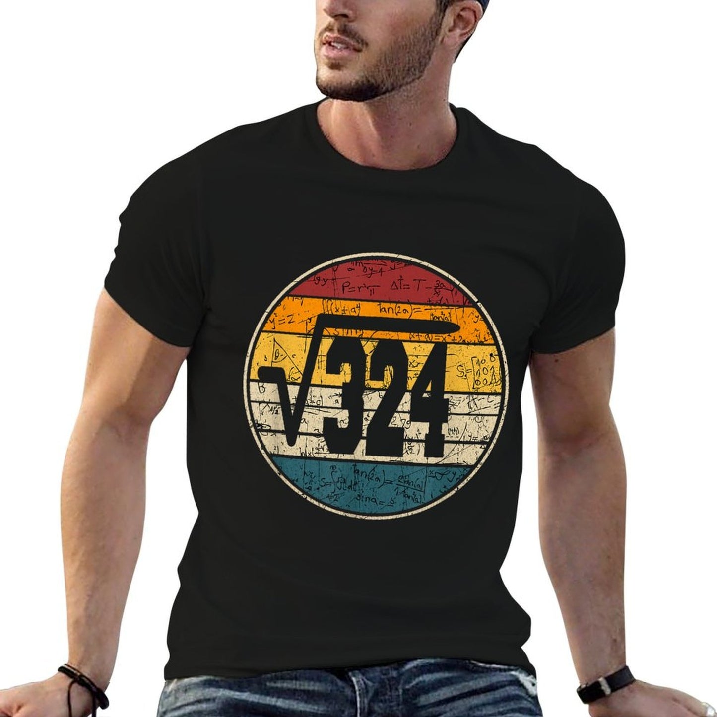 Square Root of 324 18th Years Old Birthday Vintage 18th Trendy Pattern T-Shirt