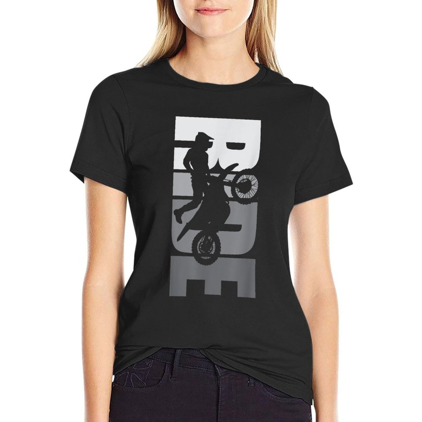 Ride Dirt Bike Motocross Motorbike MX Off-Road Life Passion Moisture-wicking T-Shirt