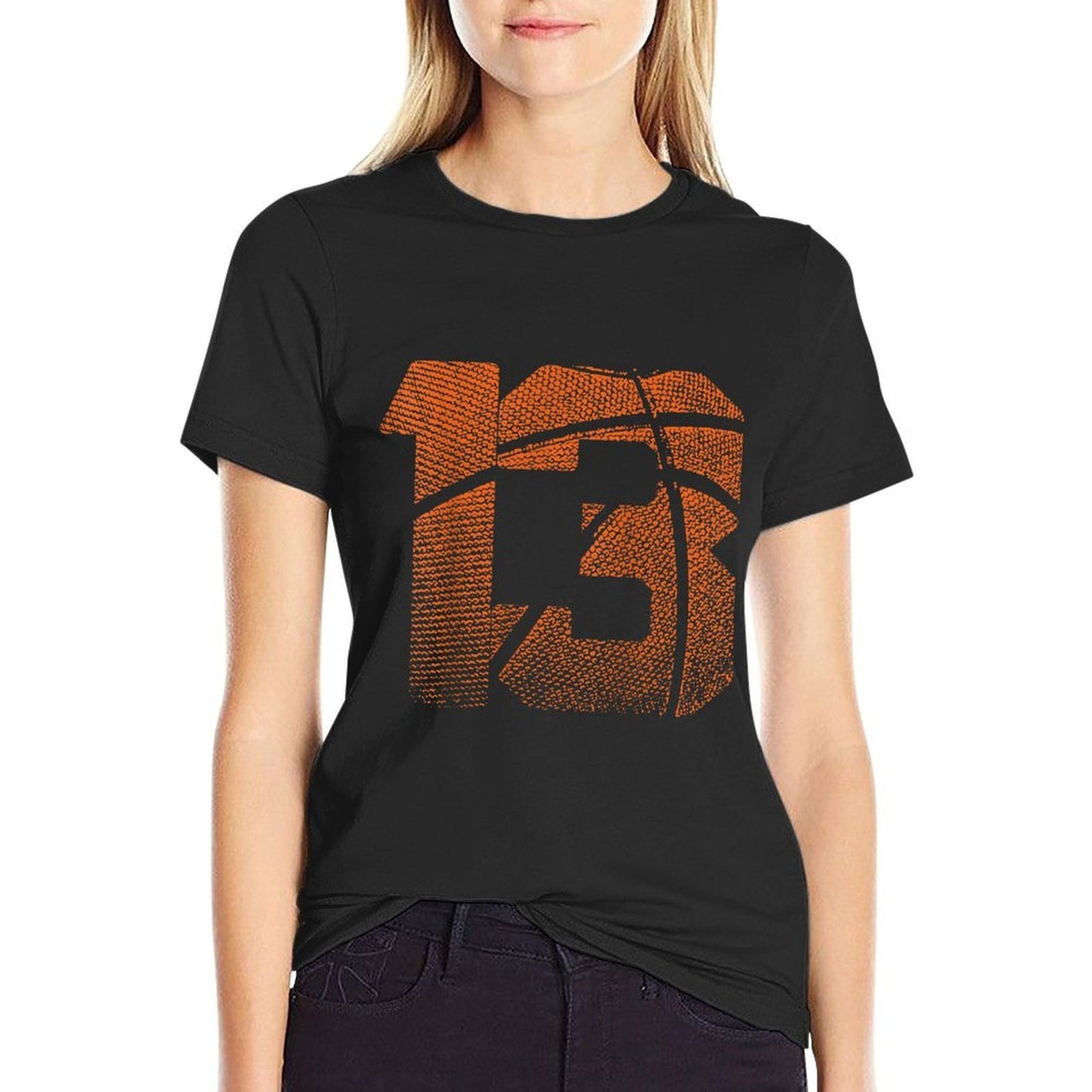 13th Birthday Boy Basketball Player Basketball 13 Years Old Odor-resistant T-Shirt