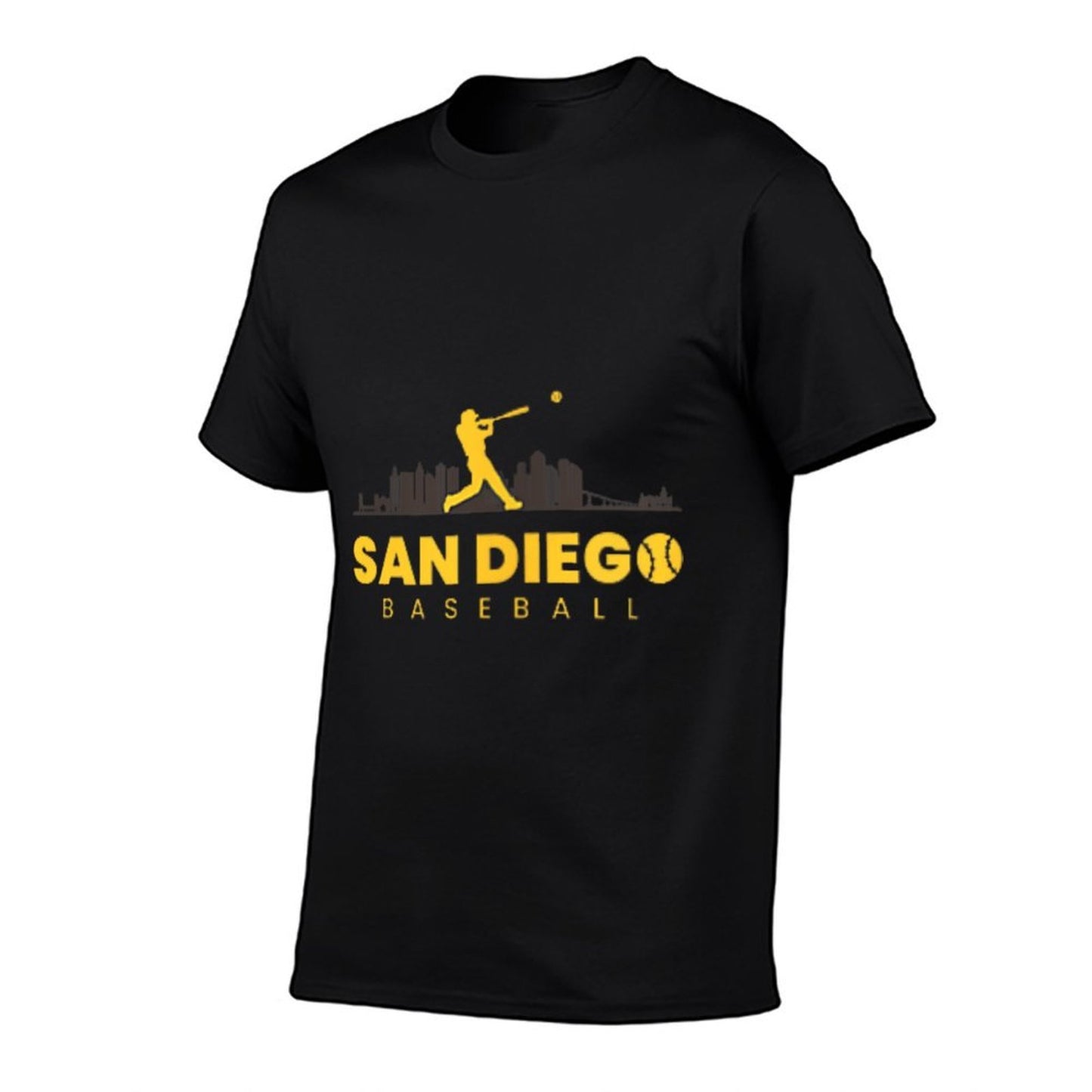San Diego Baseball Vintage Minimalist Retro Baseball Lover Tagless Design T-Shirt