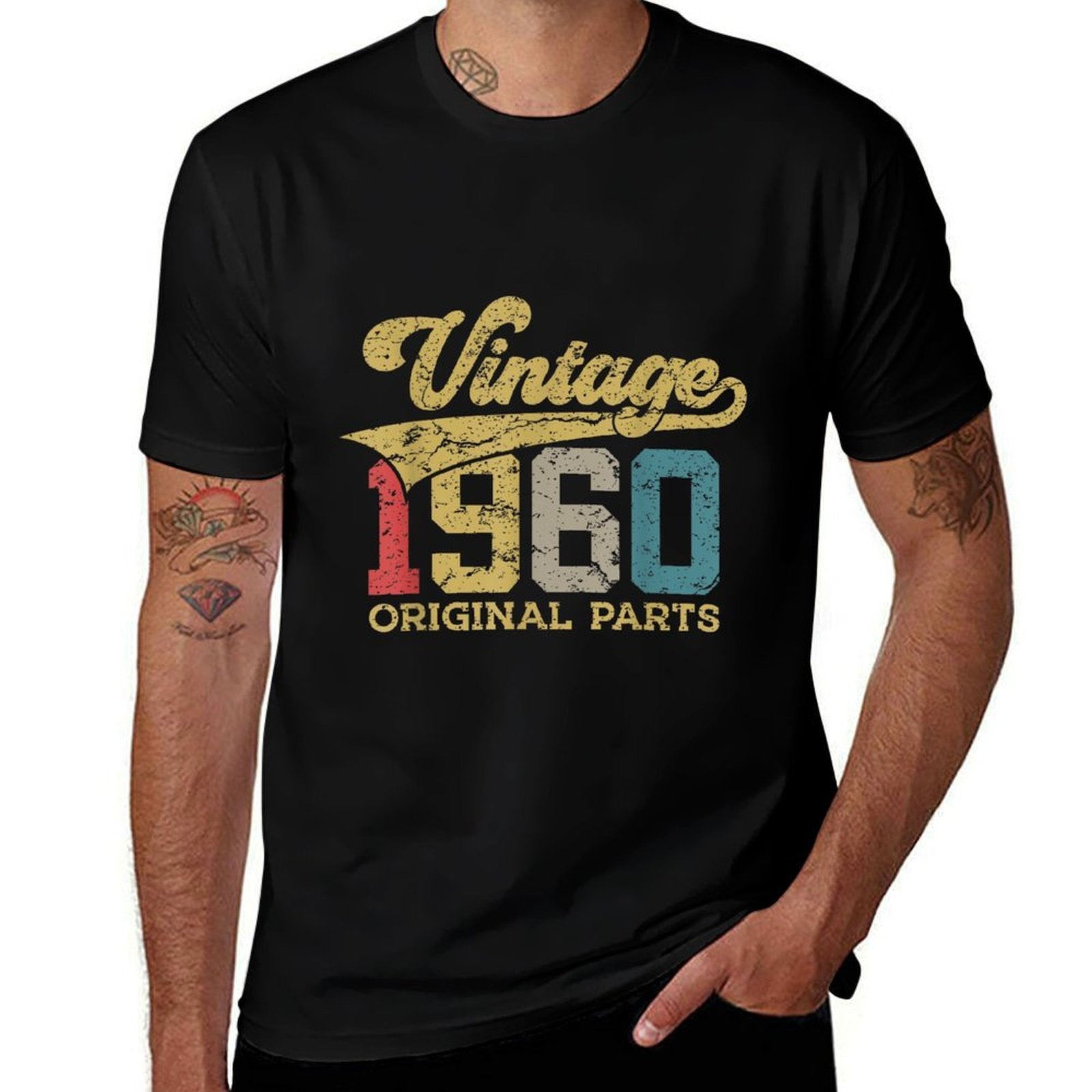 65 YEARS VINTAGE 1960 RETRO 65TH BIRTHDAY Classic T-Shirt