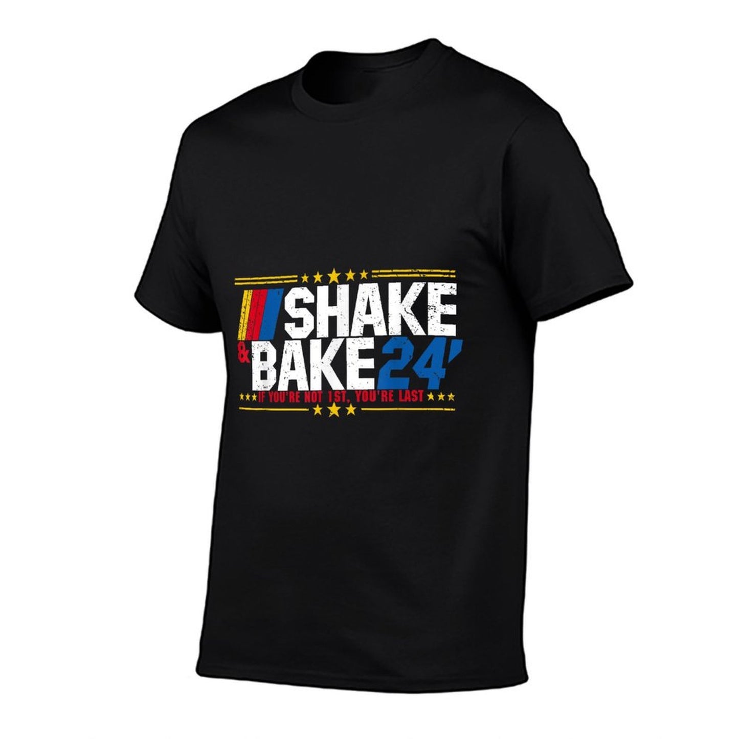 Shake And Bake 24 If You're Not 1st You're Last Meme Combo Oversized Silhouette T-Shirt