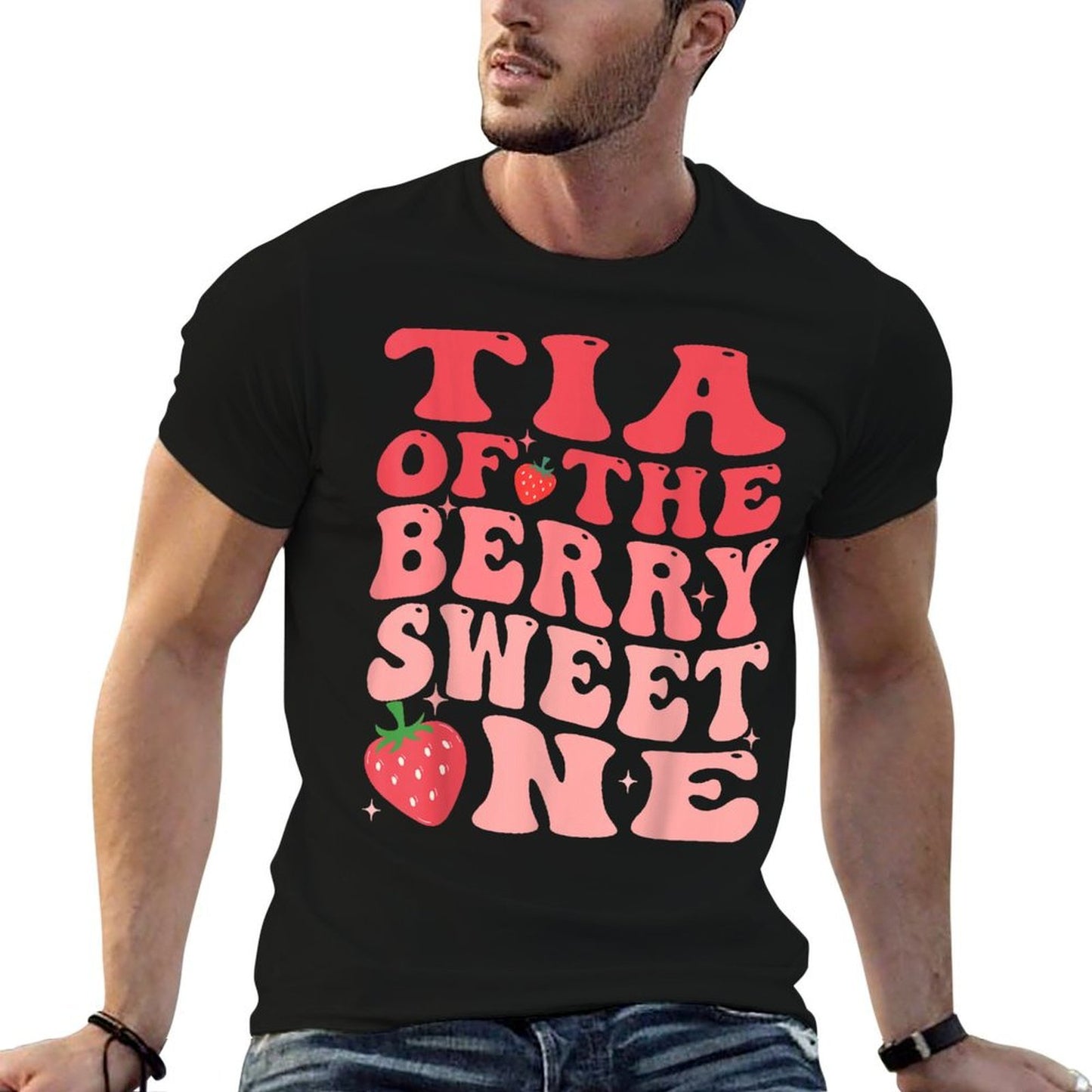 Tia Of The Berry Sweet One 1st Birthday Strawberry Classic T-Shirt