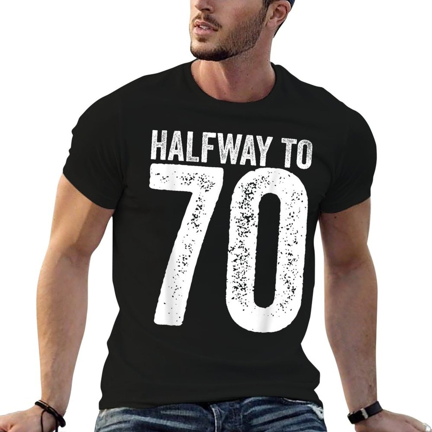 35 Years Old Funny 35th Birthday Trendy Pattern T-Shirt