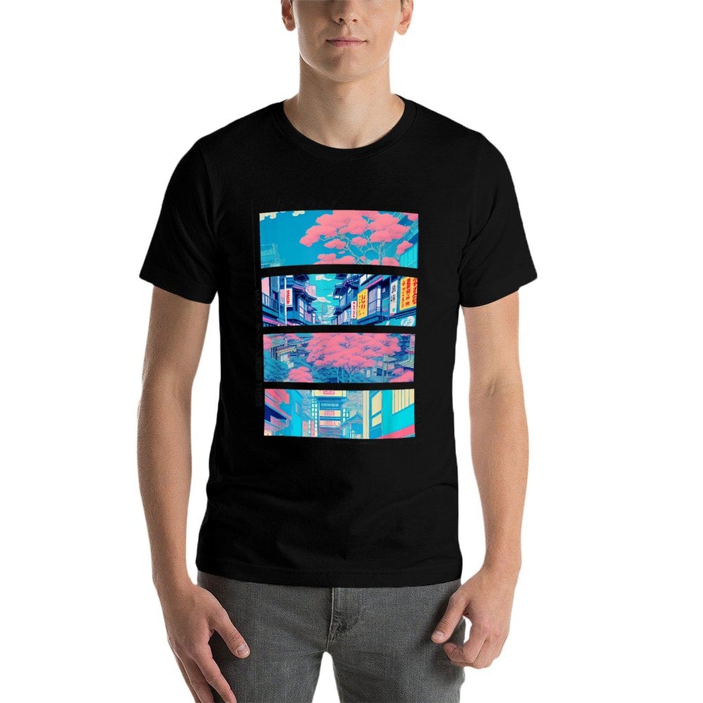 Retro Lofi Tokyo Japanese Streetwear Aesthetic Graphic Comfortable T-Shirt
