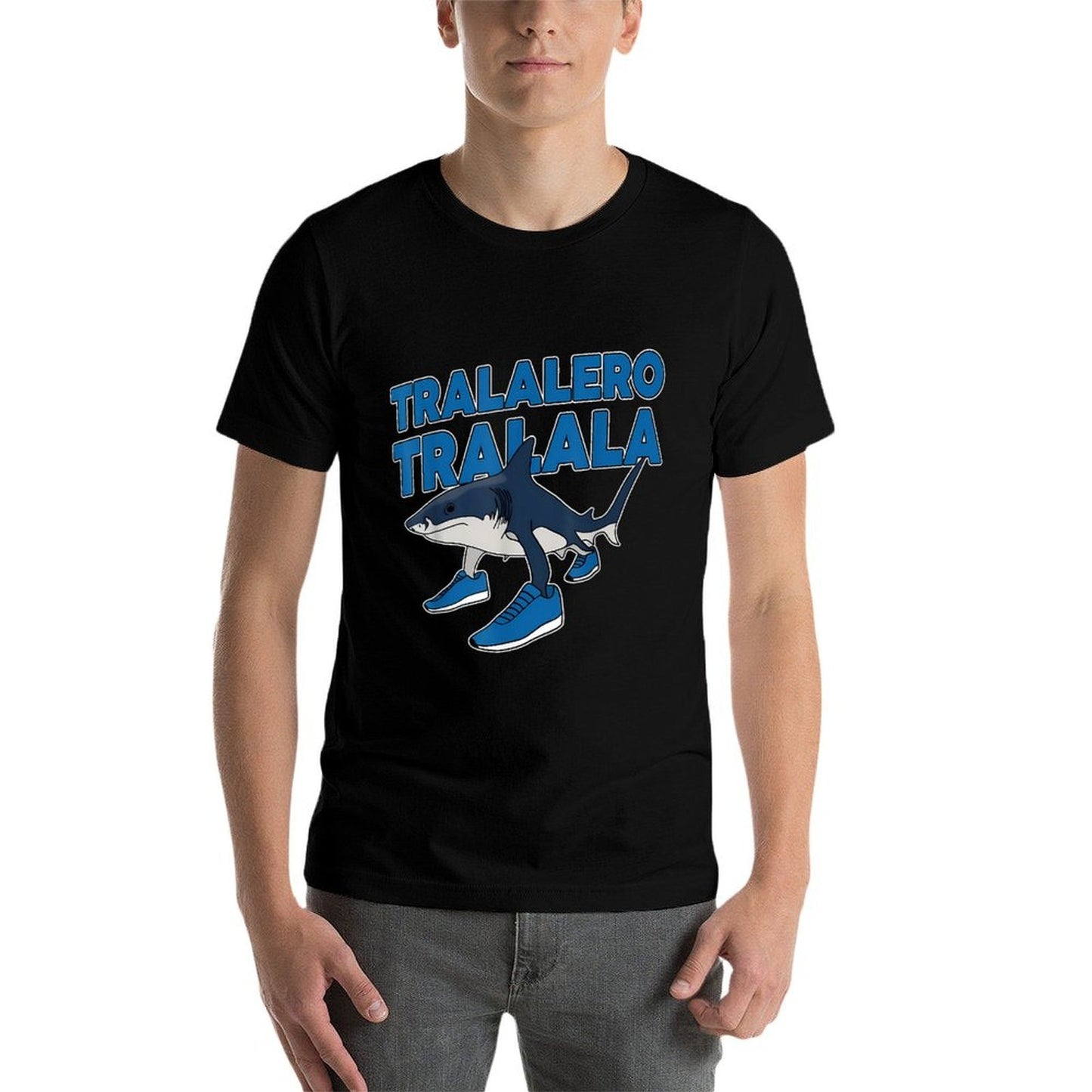 Tralalero Tralala Funny Shark Meme Quick-drying T-Shirt