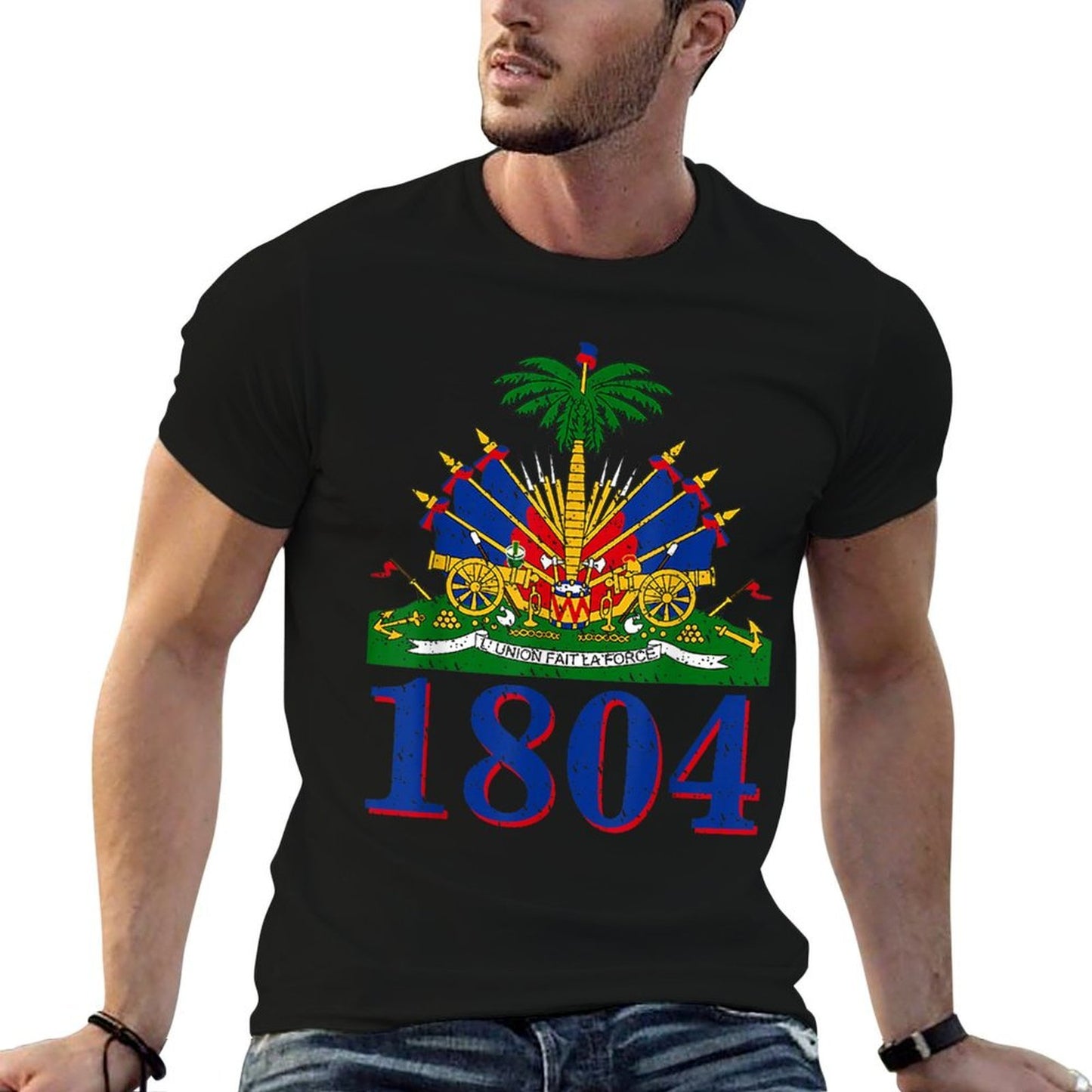 1804 Cute Haiti Year Of Independence Gift Graphic-printed T-Shirt