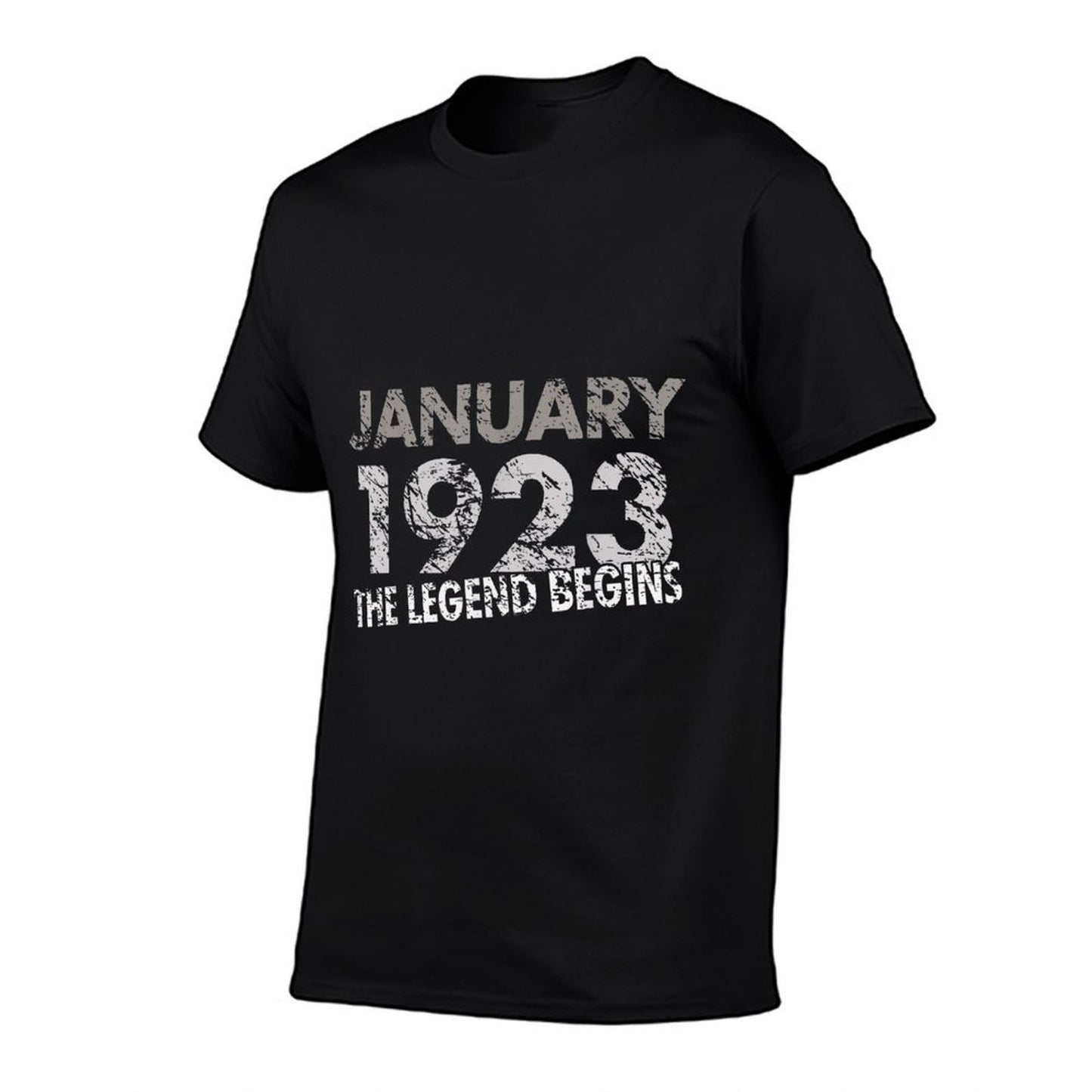 100th Birthday - January 1923 - The Legend Begins Cotton T-Shirt