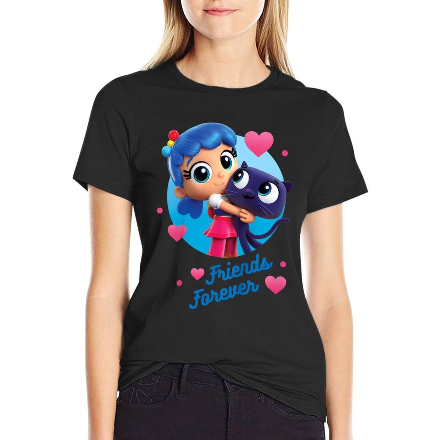 True And The Rainbow Kingdom Rolled Sleeves T-Shirt