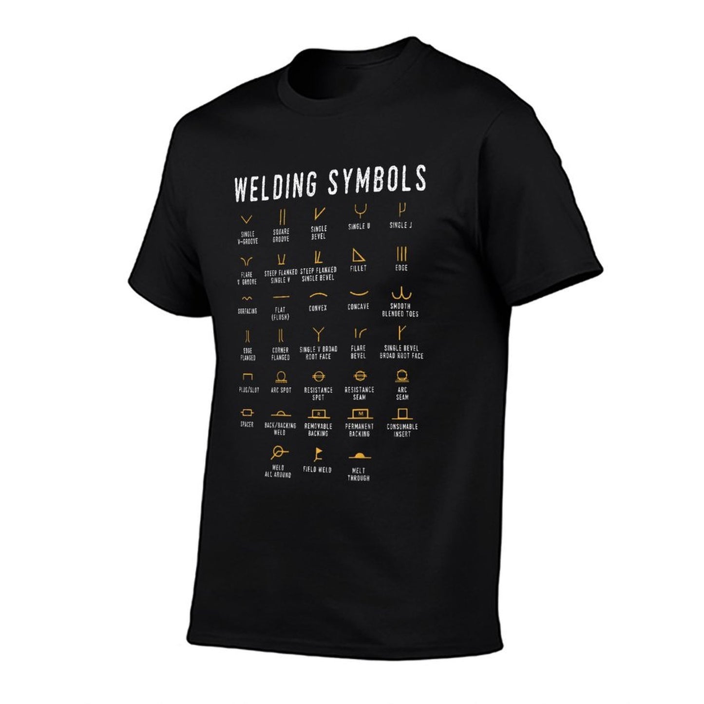 Welding Symbols - Funny Welder (On Back) Soft T-Shirt