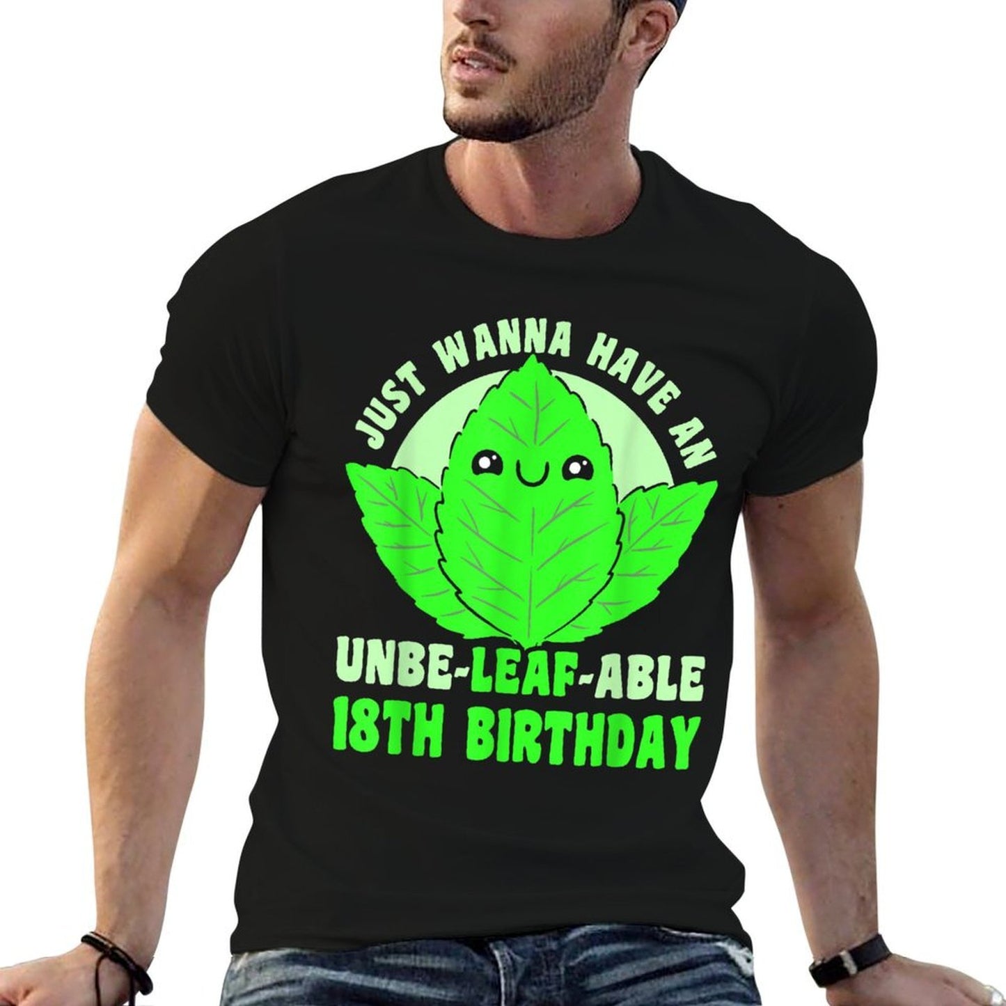 18 Year Old Happy 18th Birthday Cute Plant 18th Birthday Lightweight T-Shirt