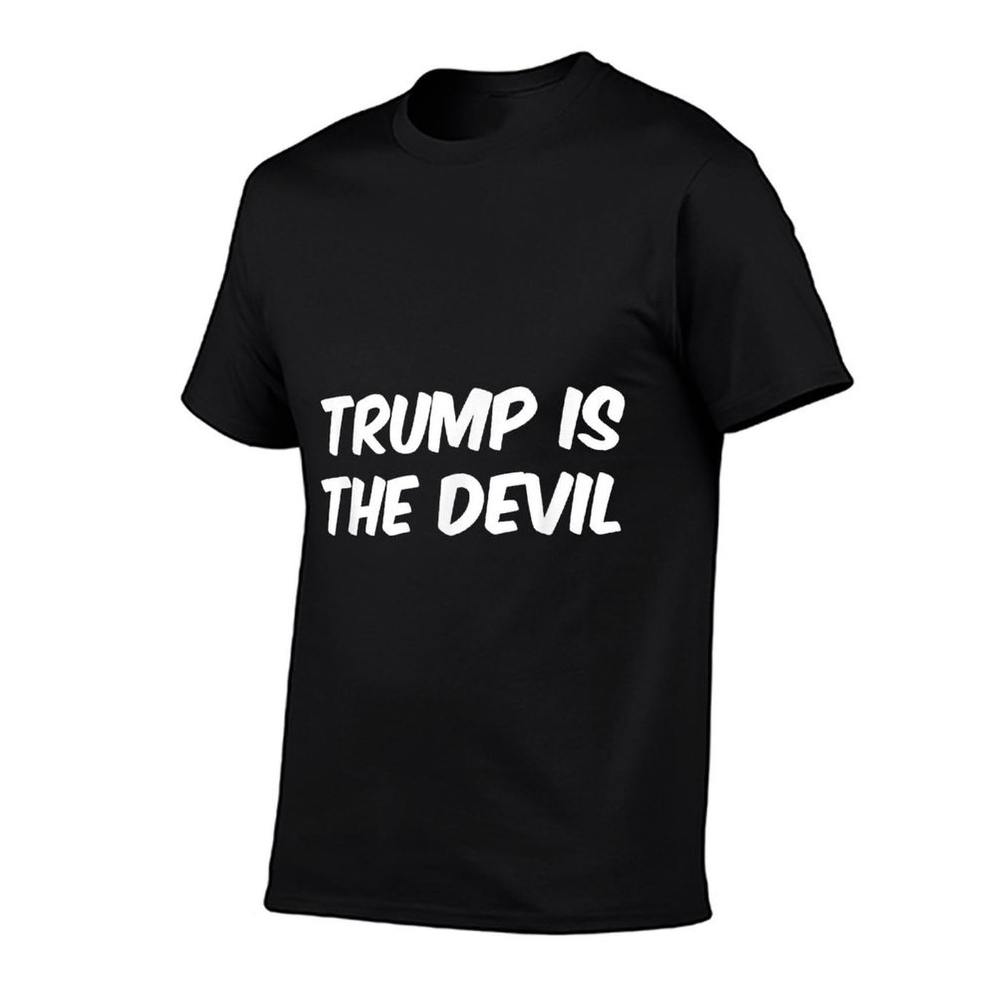 Trump Is The Devil Oversized Silhouette T-Shirt