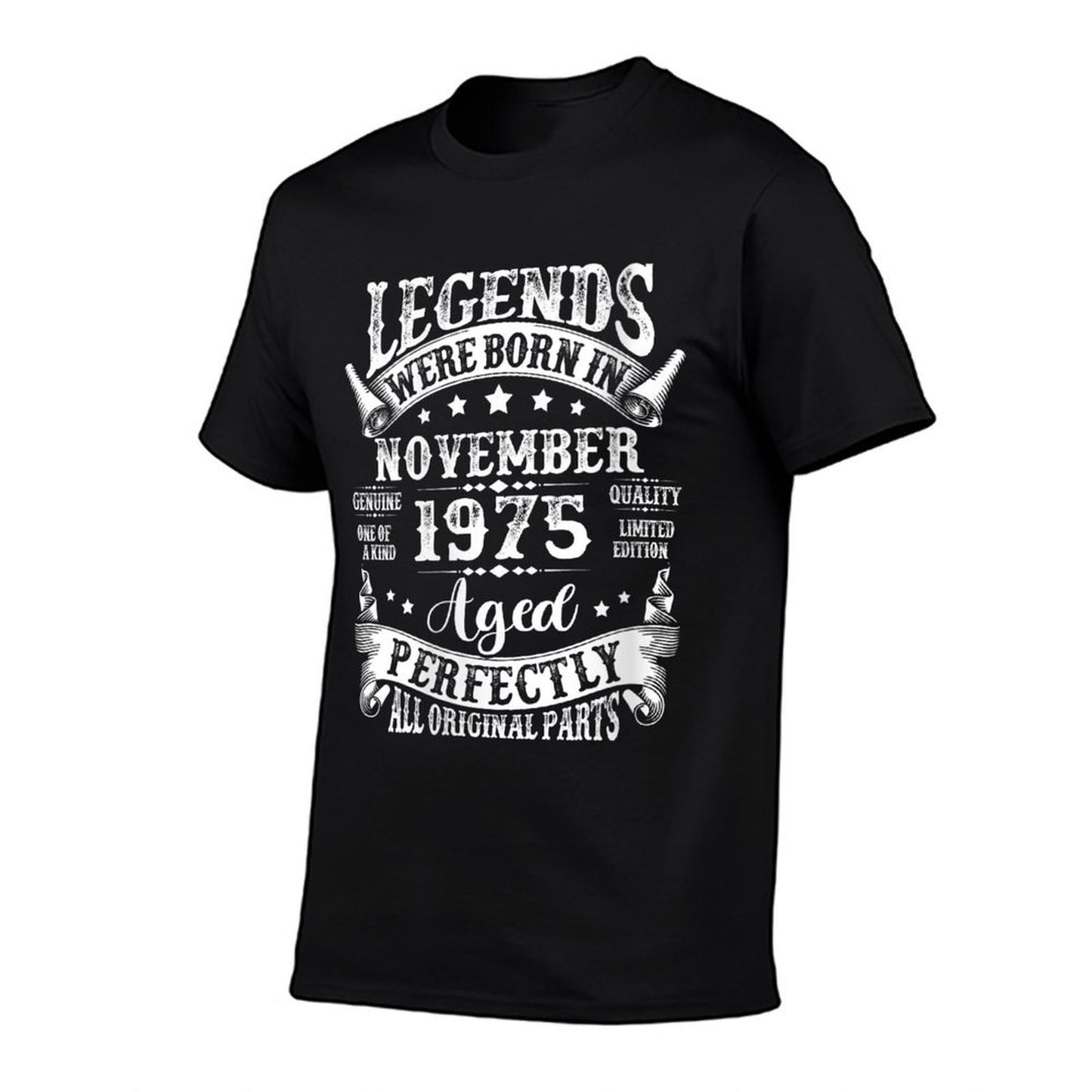 Womens Legends Were Born in November 1975 Vintage 50th Birthday Men Eco-friendly Material T-Shirt
